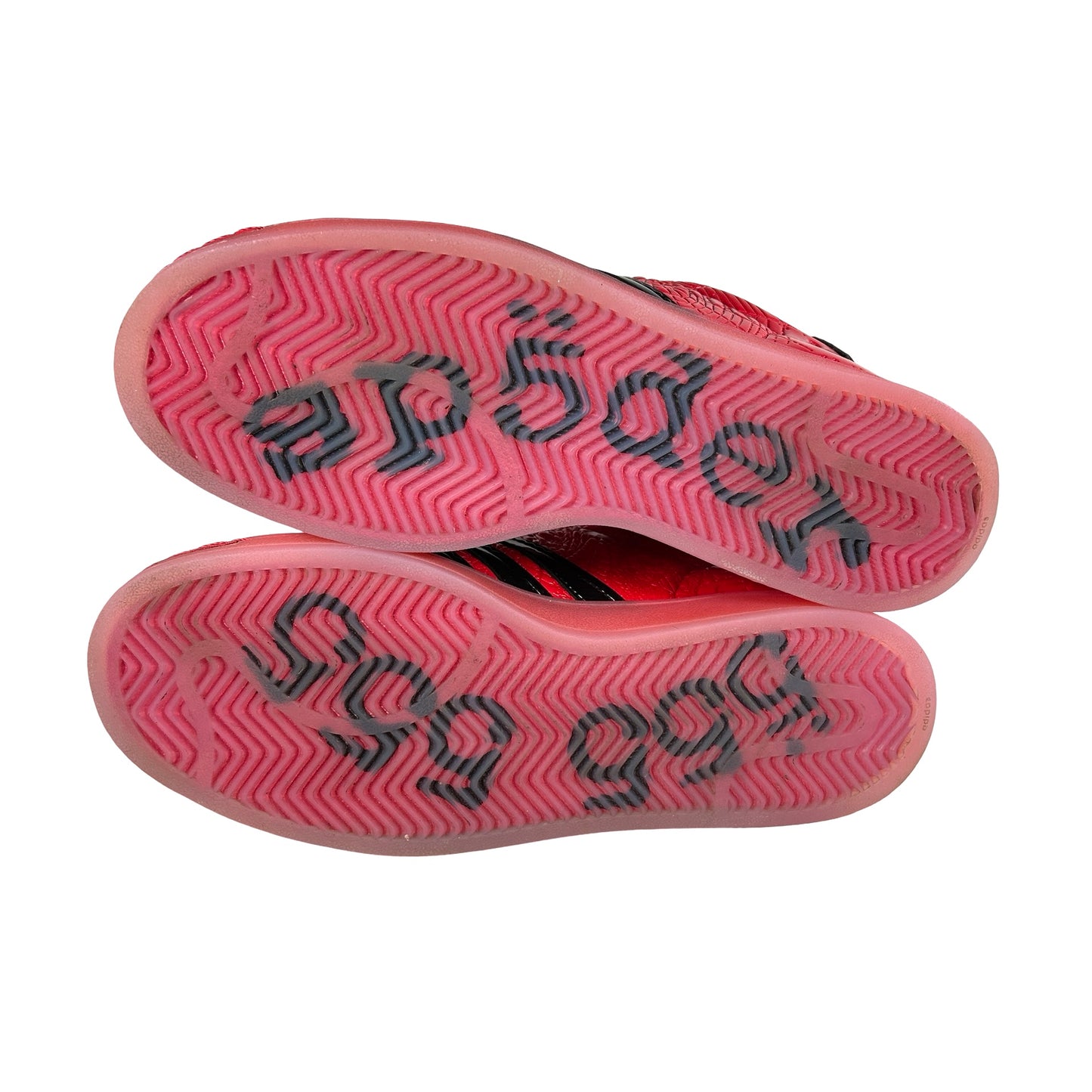KJ7005 adidas Superstar Sp5der Red Black [USED] - 9.5 M (Used)