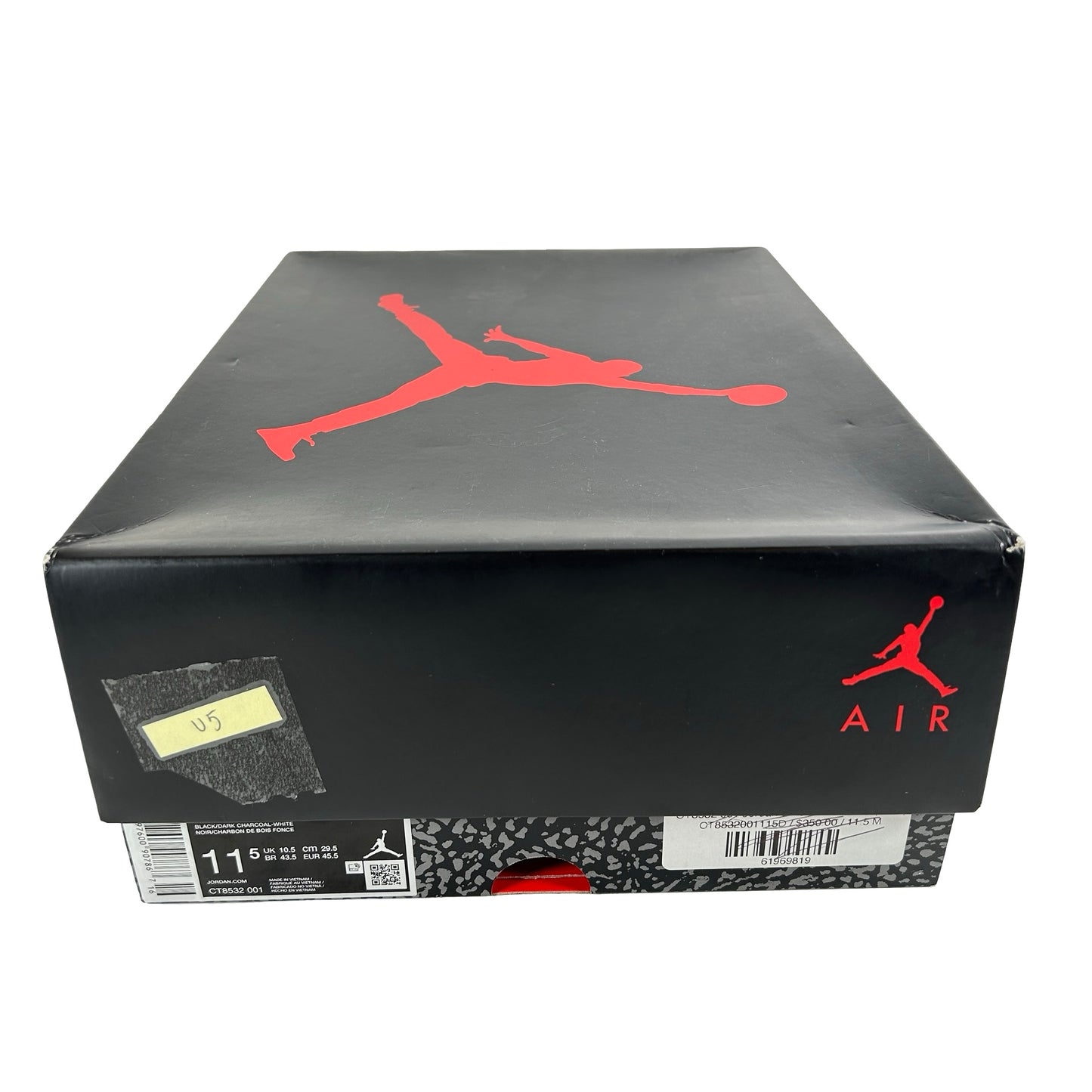 CT8532 001 Jordan 3 Retro Black Cat (2025) [USED] - 11.5 M (Used5)