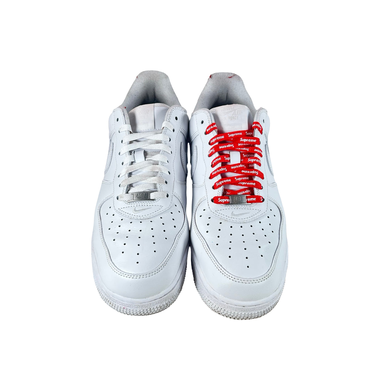 CU9225 100 AF1 Low Supreme White [USED] - 12 M (Used) (No Box) (Replace Box)