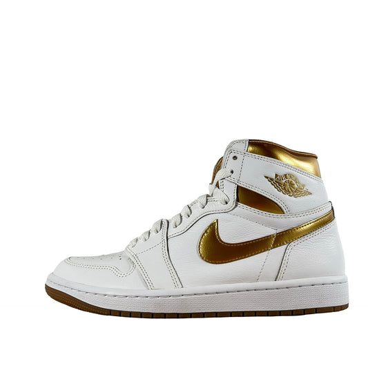 FD2596 107 Jordan 1 Retro High OG Metallic Gold (Women's) [USED] - 9 W (Used) (No Box)