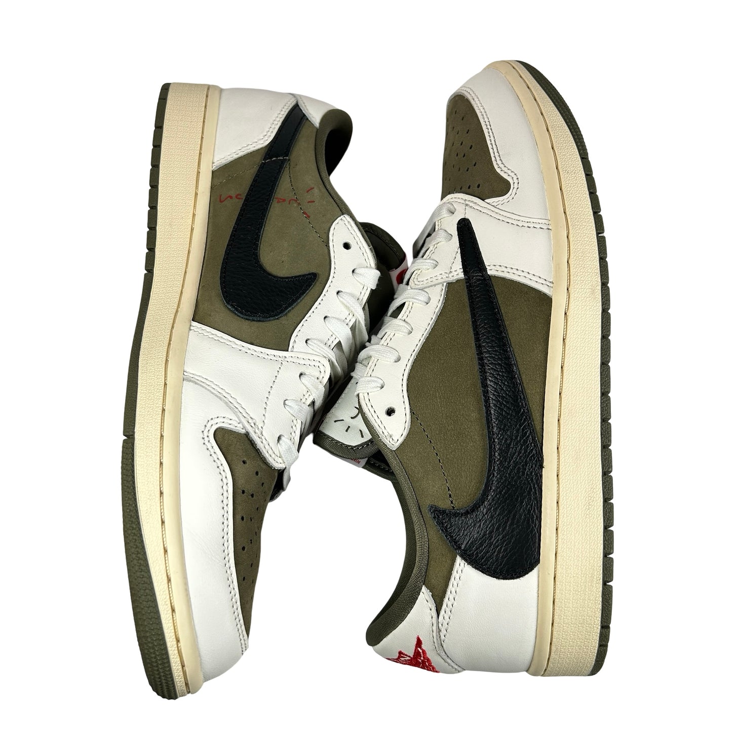 DM7866 200 Jordan 1 Retro Low OG SP Travis Scott Medium Olive [USED] - 10.5 (Used)