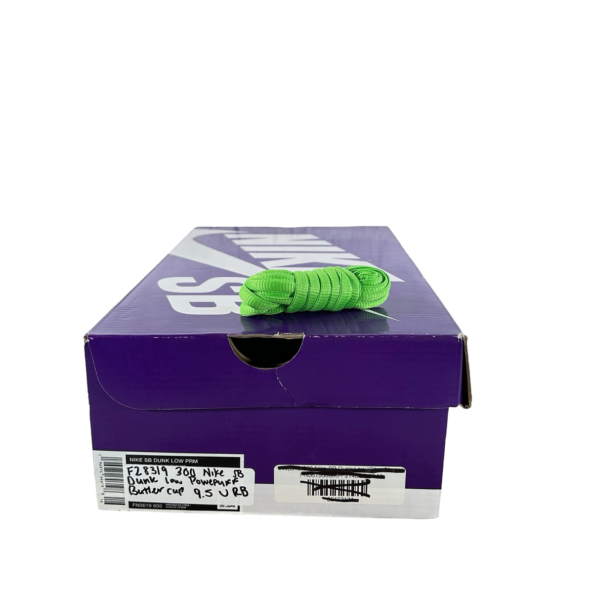 FZ8319 300 Nike SB Dunk Low The Powerpuff Girls Buttercup [USED] - 9.5 M (Used) (Replace Box)