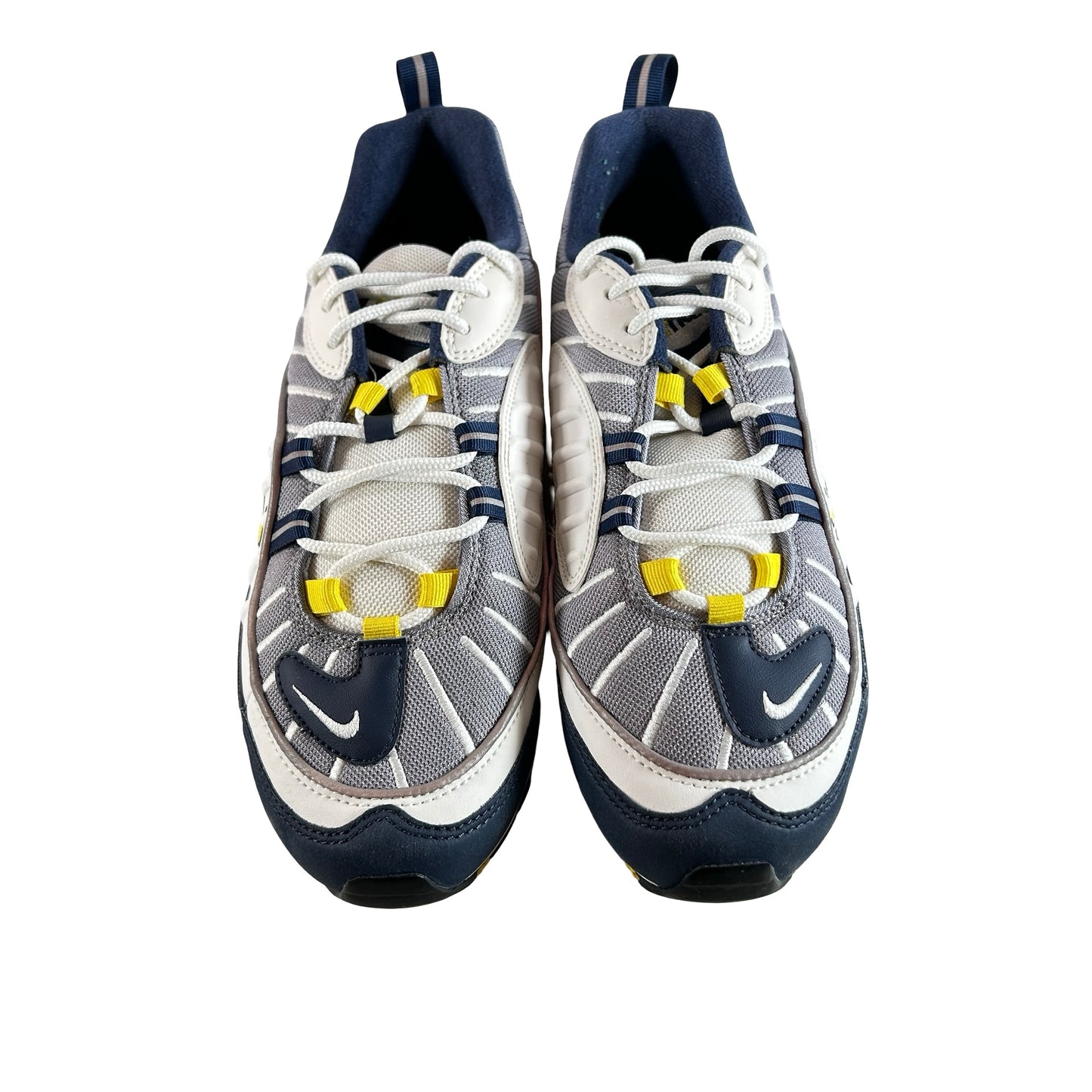 640744 105 Nike Air Max 98 Tour Yellow Grey [USED] - 9.5 M (Used)