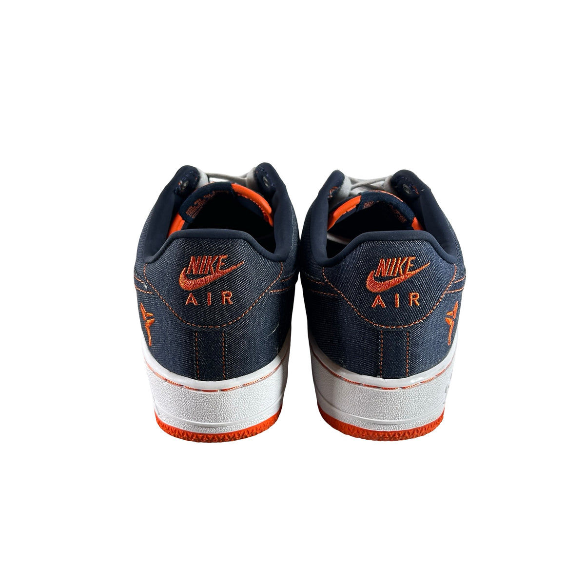 IM1980 400 Nike Air Force 1 Low Protro Kobe Bryant Denim Obsidian Safety Orange [USED] - 9.5 M (Used)