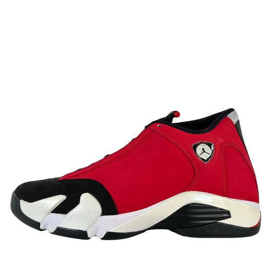 487471 006 Jordan 14 Retro Gym Red Toro - 9.5 M (Yellowing Midsole)
