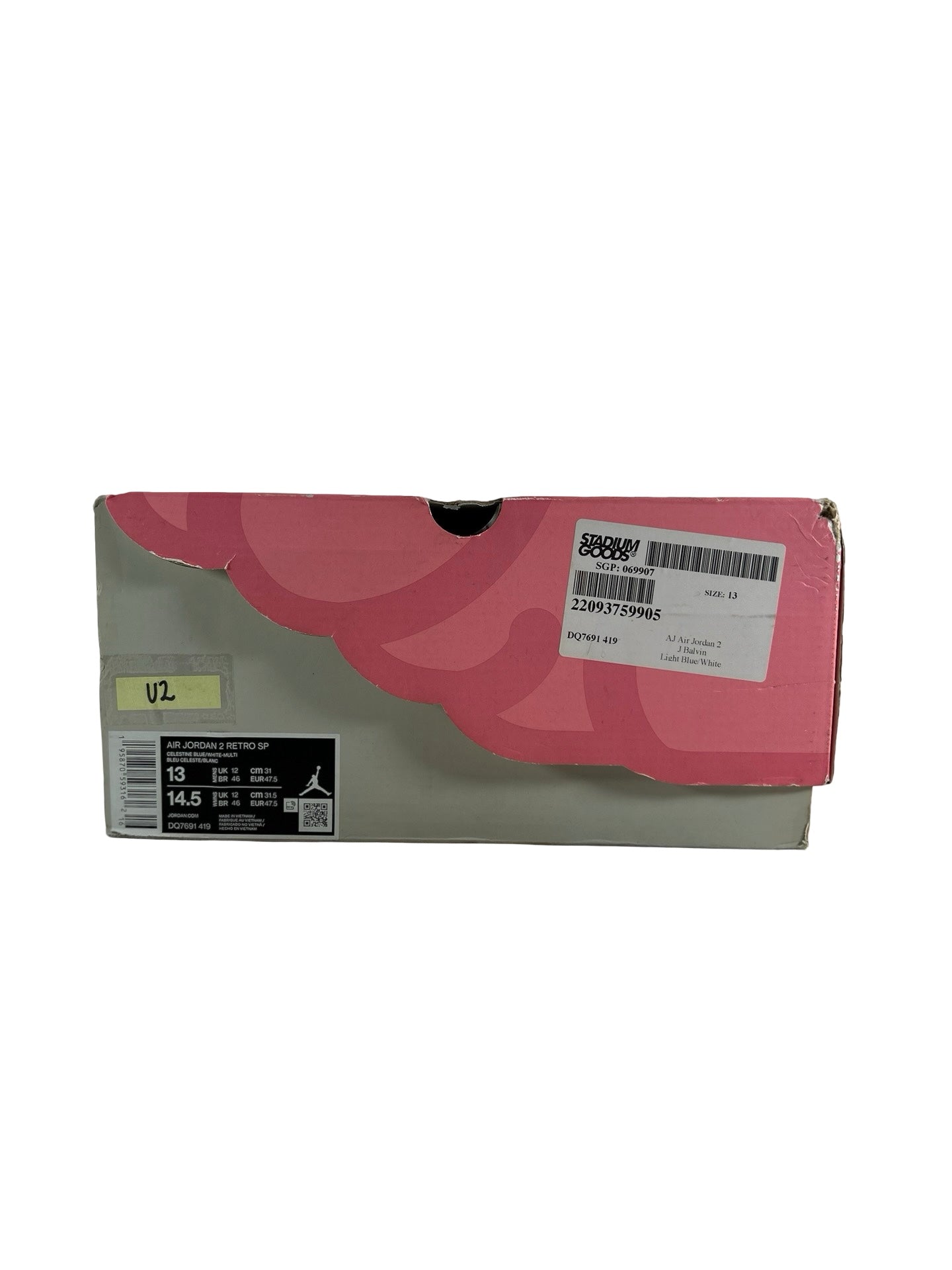 DQ7691 419 Jordan 2 Retro J Balvin [USED] - 13 M (Used2)