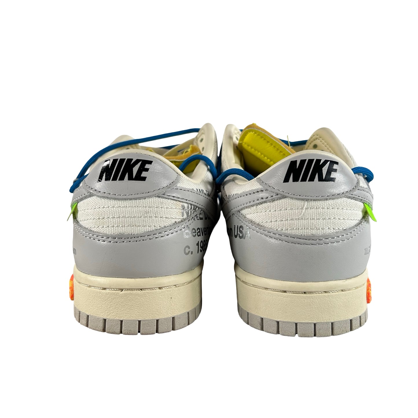 DM1602 112 Nike Dunk Low Off-White Lot 10 [USED] - 9 M (Used)