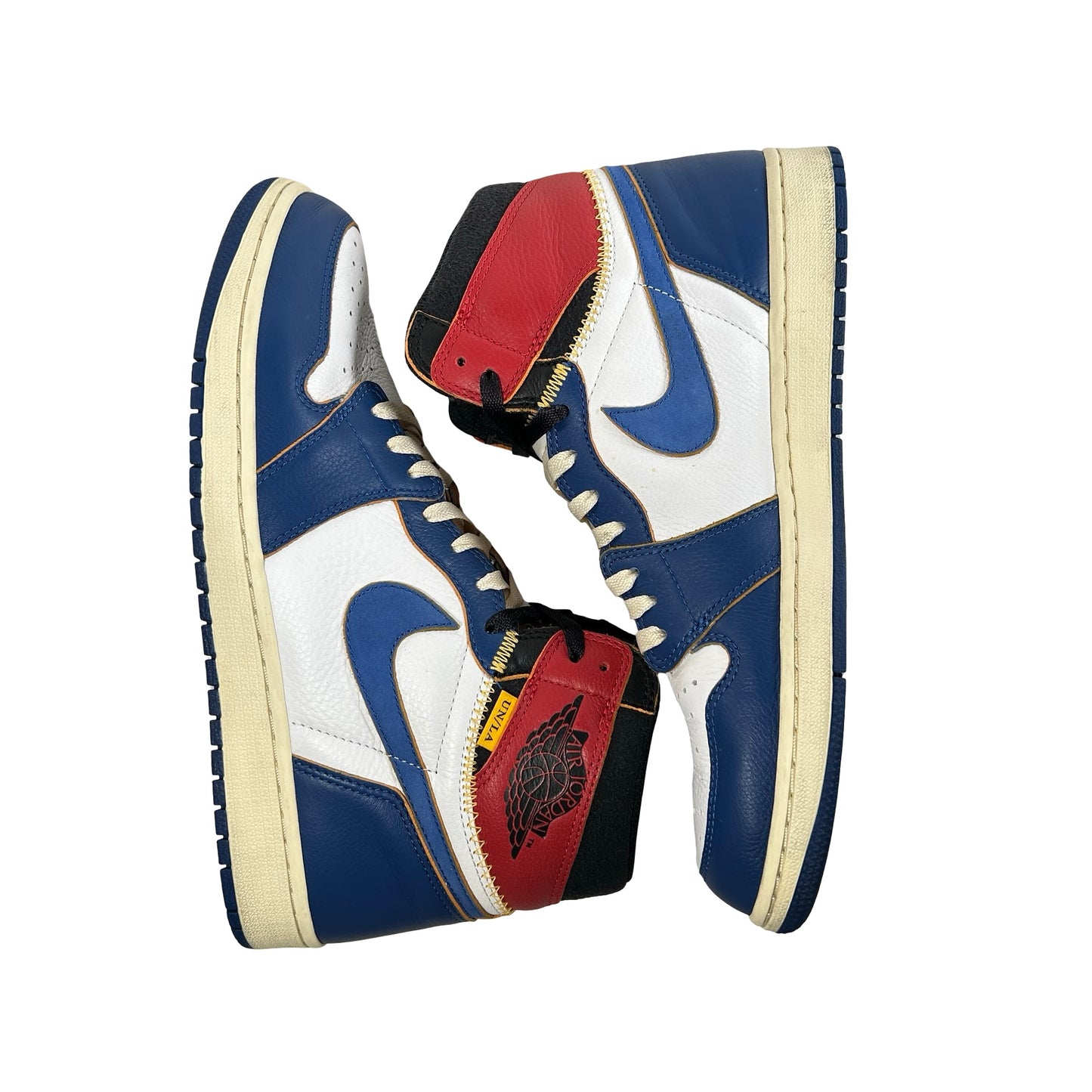 BV1300 146 Jordan 1 Union Storm Blue Toe SAMPLE [USED] - 12 M (Used)