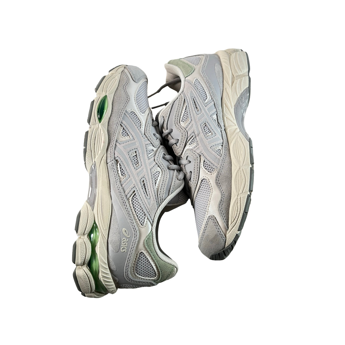 1203A383 022 ASICS Gel-NYC Cloud Grey Green [USED] - 8.5 M (Used)