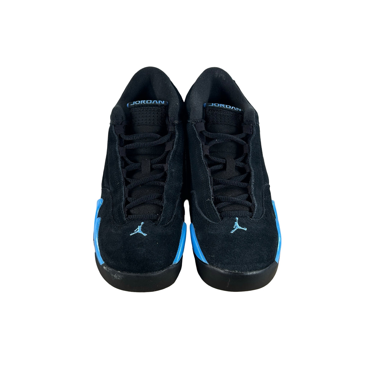 487524 007 Air Jordan 14 Retro Black University Blue (2026) (GS) [USED] - 7 Y (Used) (No Box)