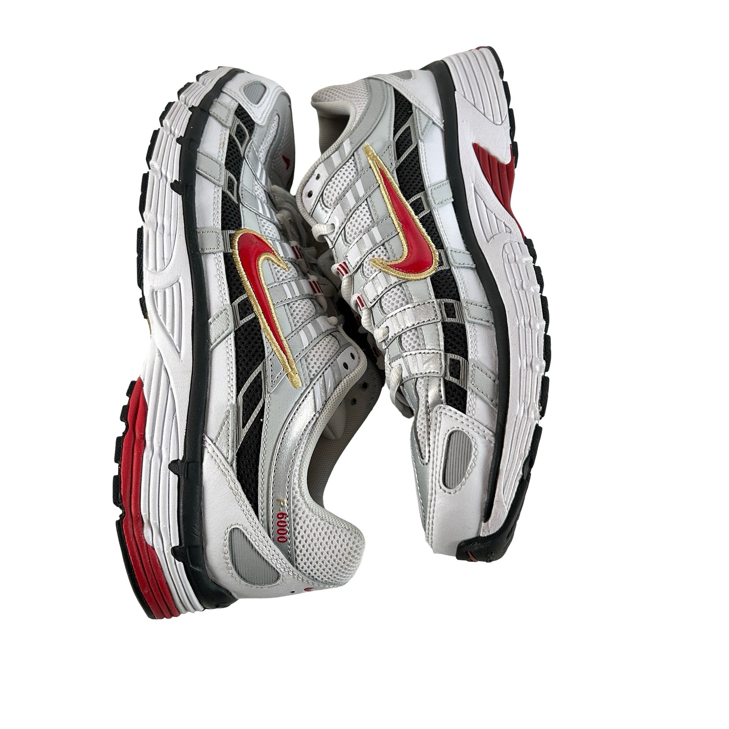 CD6404 102 Nike P-6000 Platinum Varsity Red [USED] - 10 M (Used)