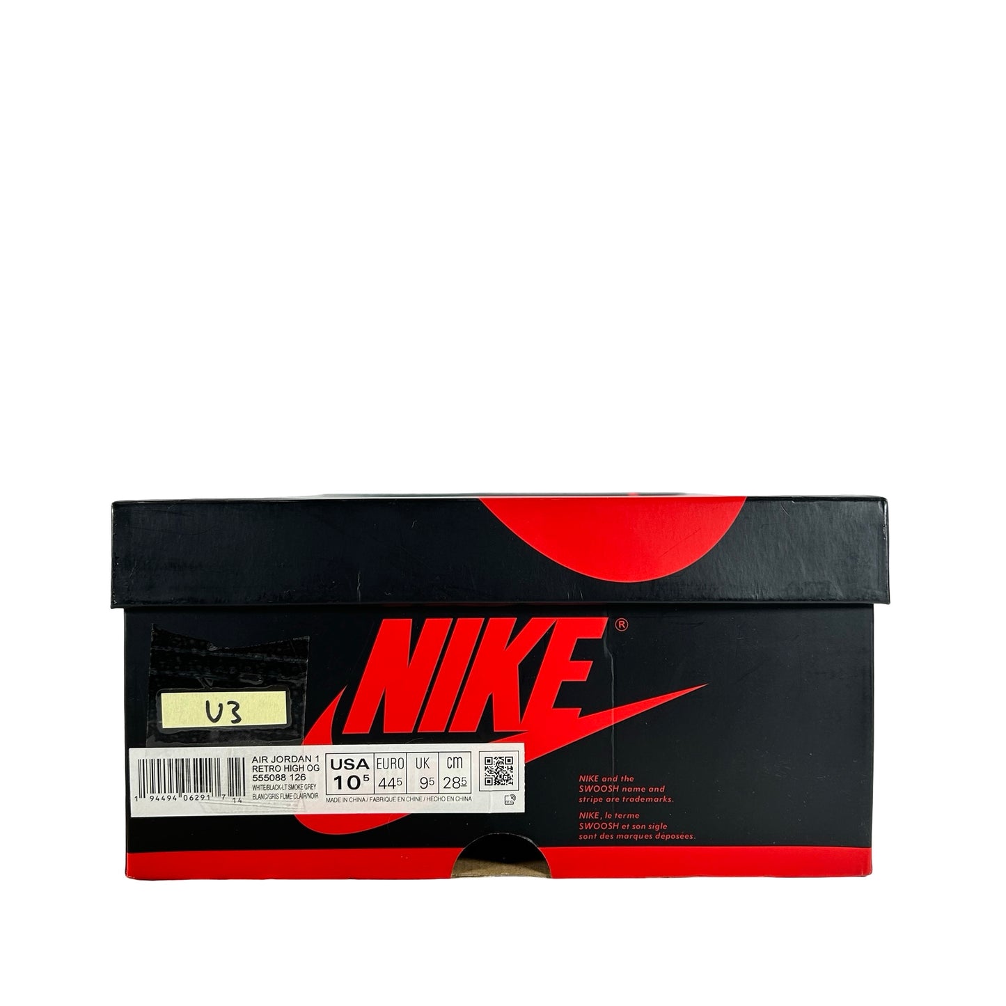 555088 126 Jordan 1 Retro High Smoke Grey [USED] - 10.5 M (Used3)