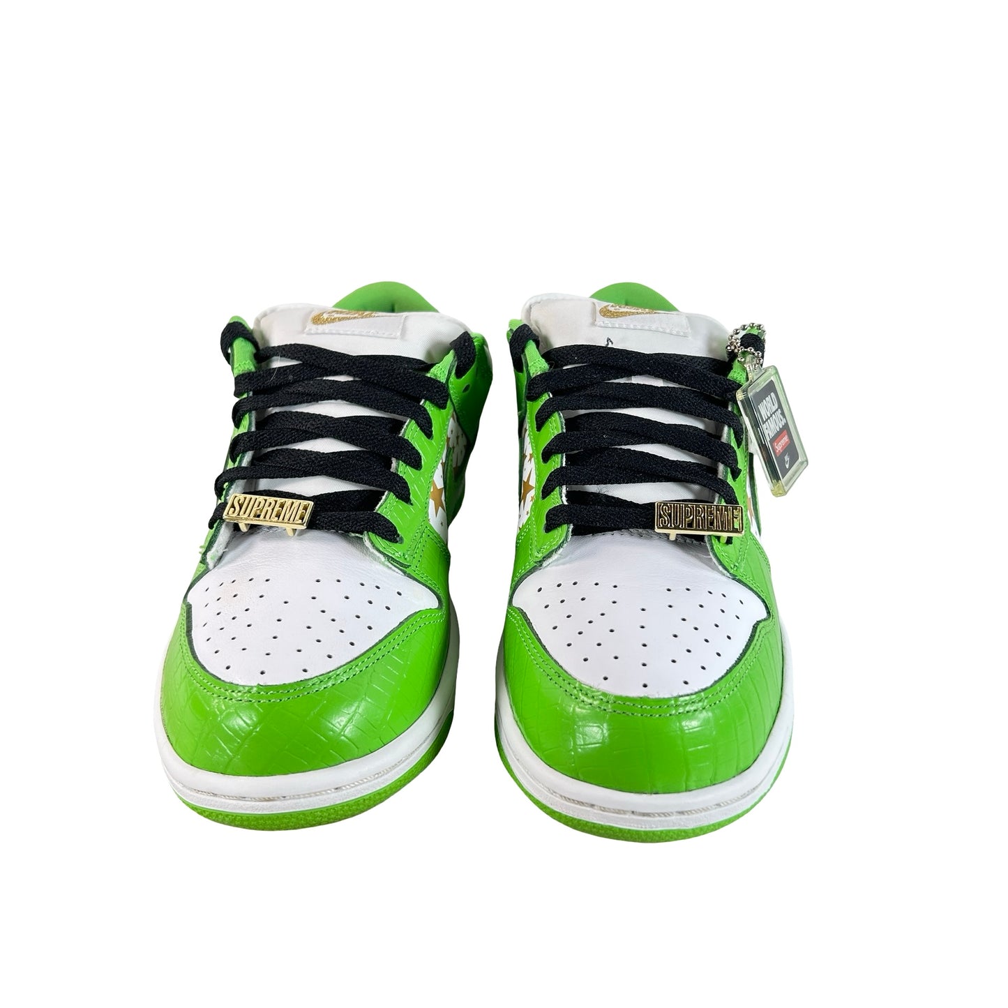DH3228 101 Nike SB Dunk Low Supreme Stars Mean Green (2021) [USED] - 6.5 M (Used)