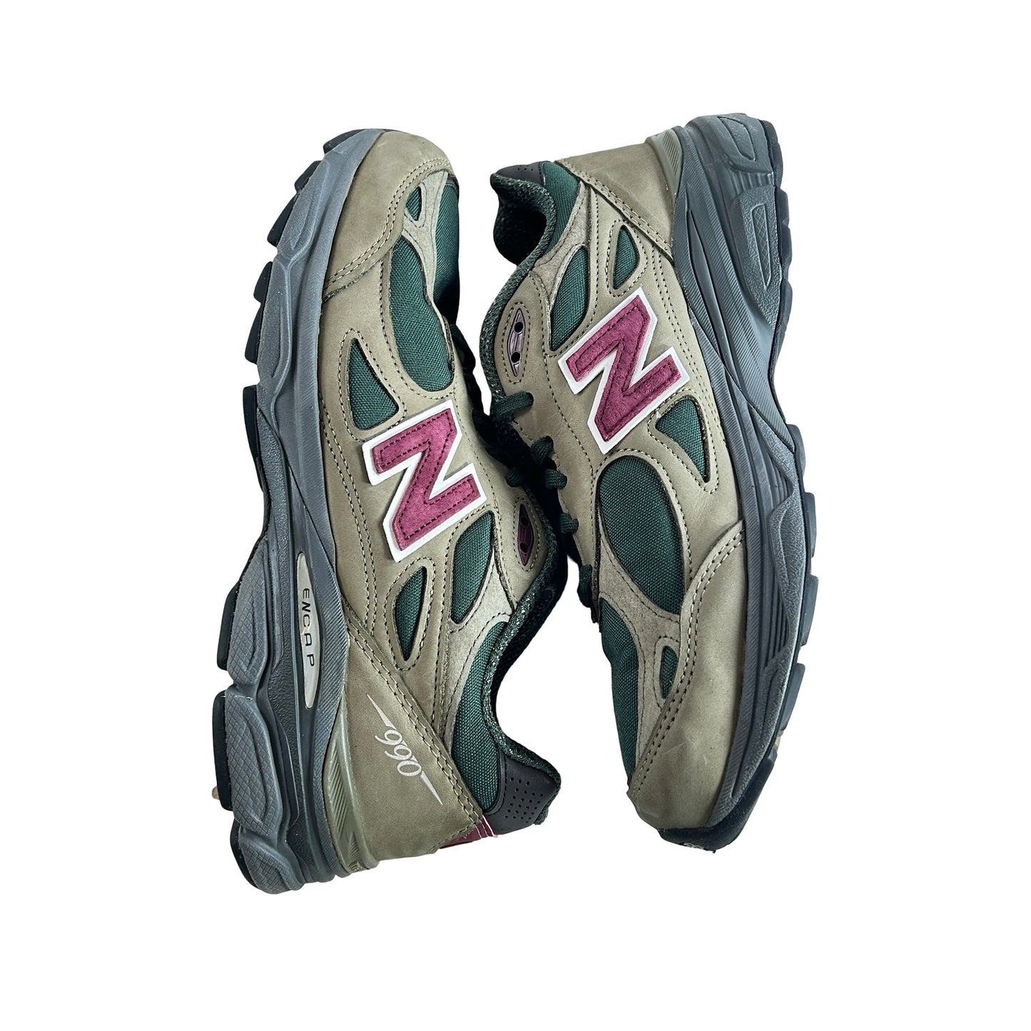 M990GP3 New Balance 990v3 MiUSA Teddy Santis Verde Púrpura
