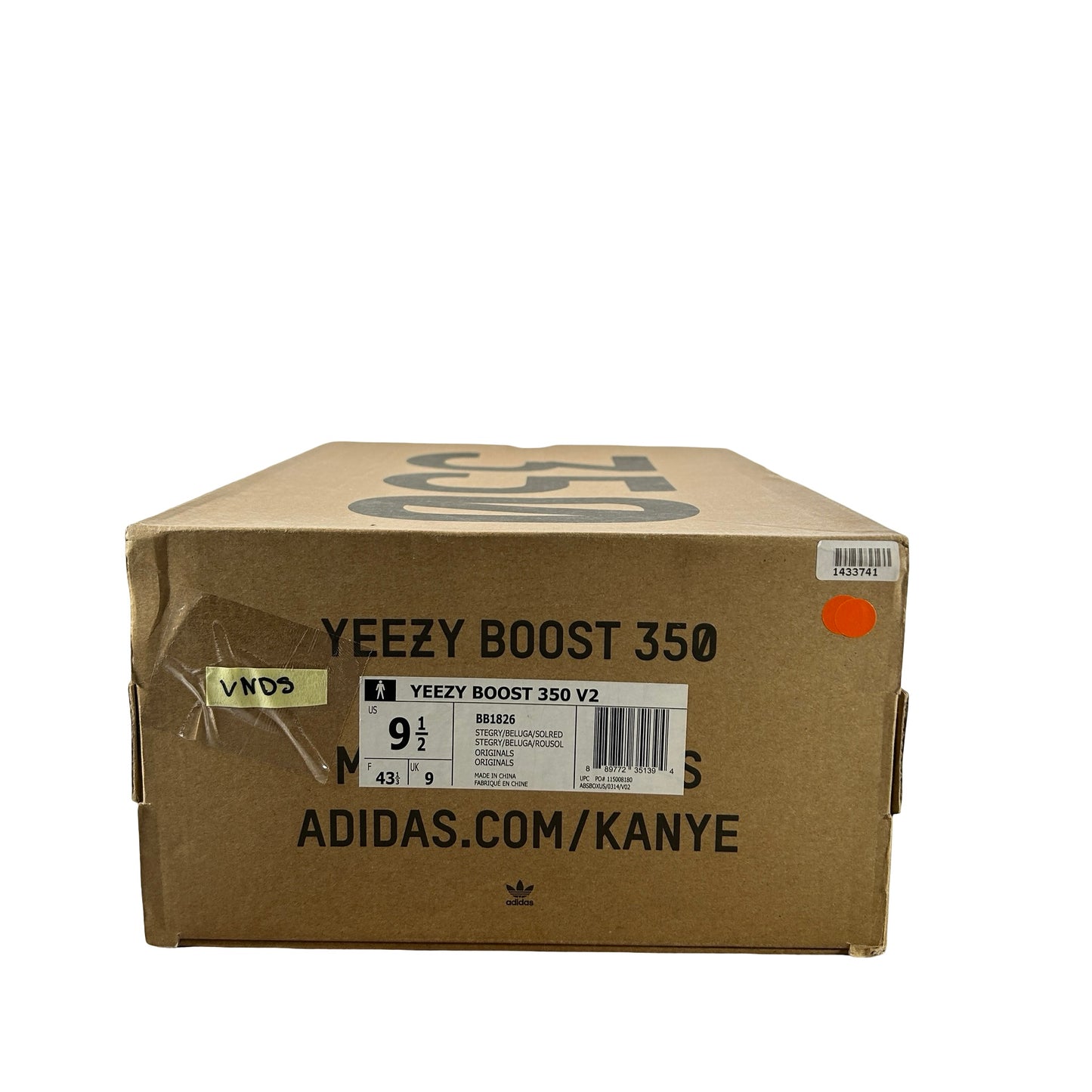 BB1826 adidas Yeezy Boost 350 V2 Beluga [USED] - 9.5 M (VNDS)