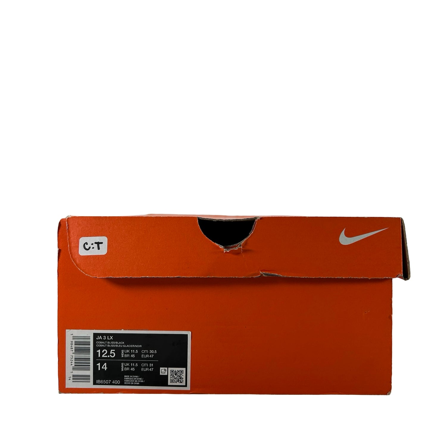IB6507 400 Nike Ja 3 All-Star Warning Label [REPLACE BOX]