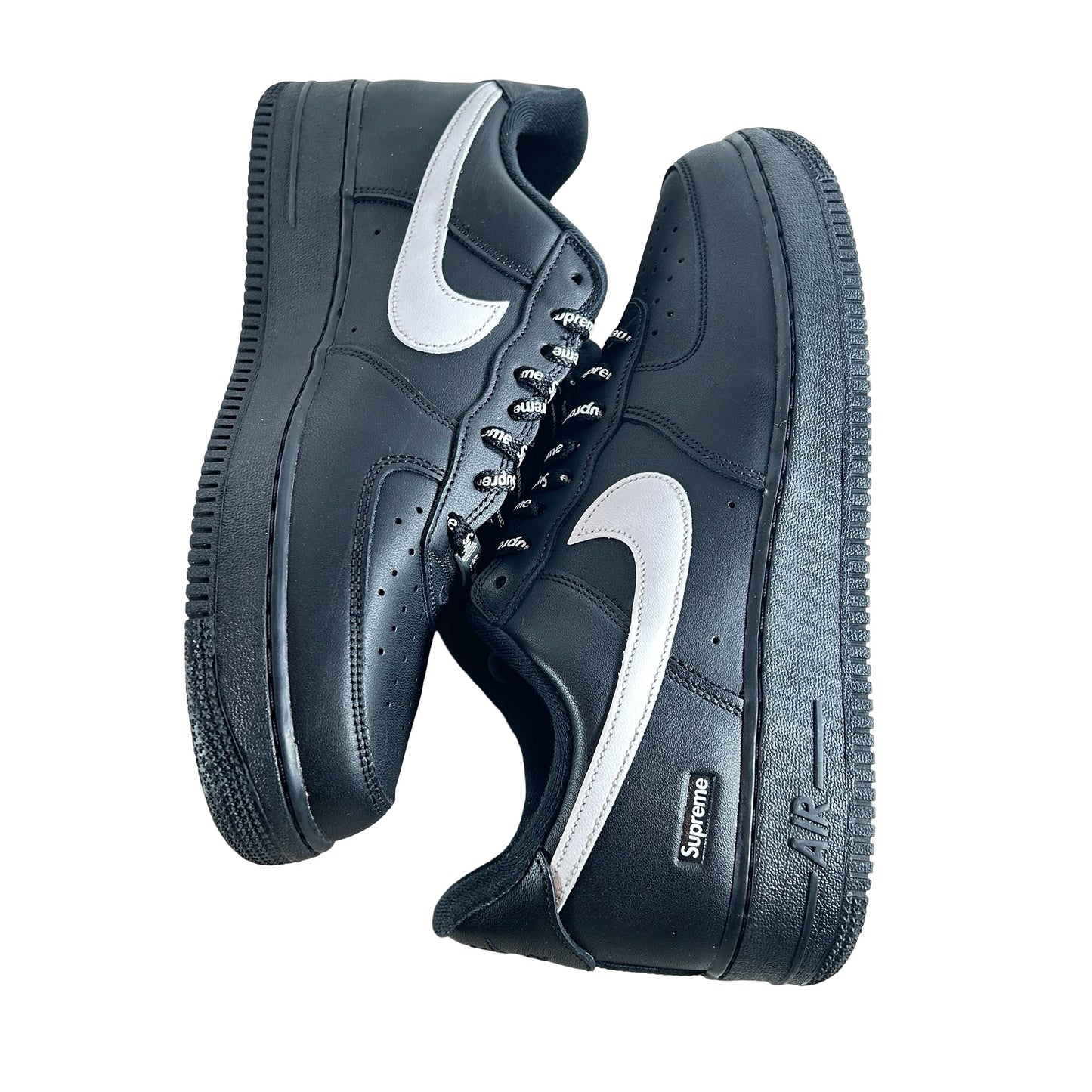 CU9225 002 Nike Air Force 1 Low Supreme Black White [USED] - 11.5 M (Used)