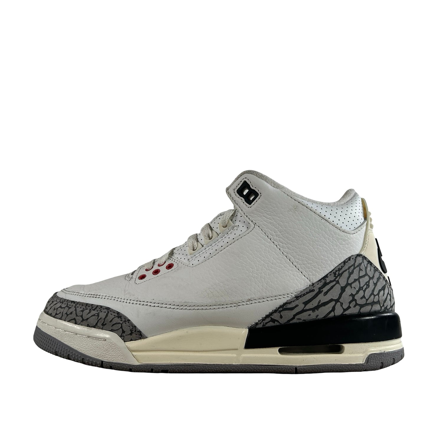 DM0967 100 Jordan 3 Retro White Cement Reimagined (GS) [USED] - 7 Y (Used11)