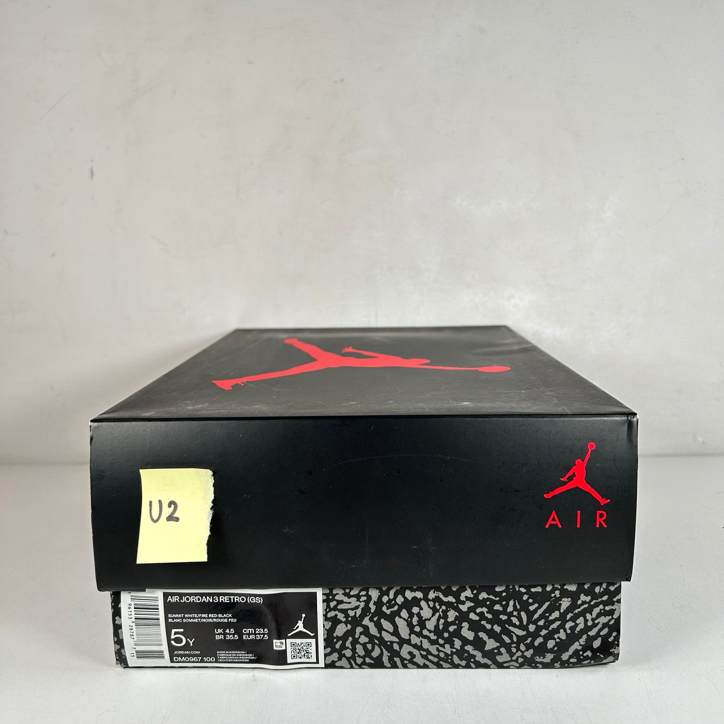 DM0967 100 Jordan 3 Retro White Cement Reimagined (GS) [USED] - 5 Y (Used2)