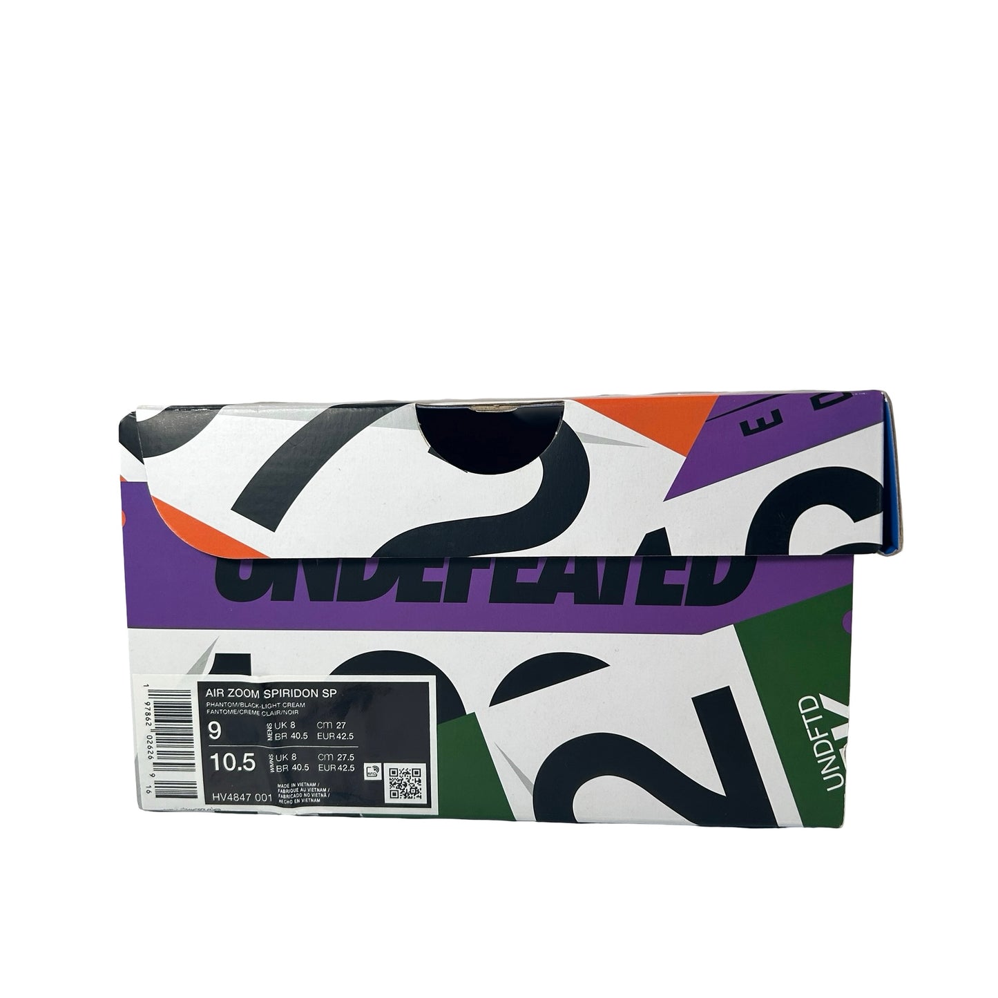 HV4847 001 Nike Air Zoom Spiridon Undefeated Phantom [USED] - 9 M (Used)