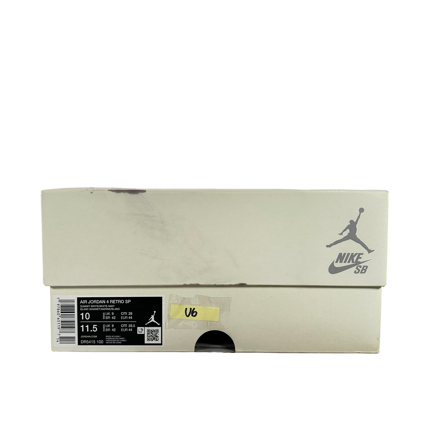 DR5415 100 Jordan 4 Retro SB Navy [USED] - 10 M (Used6)
