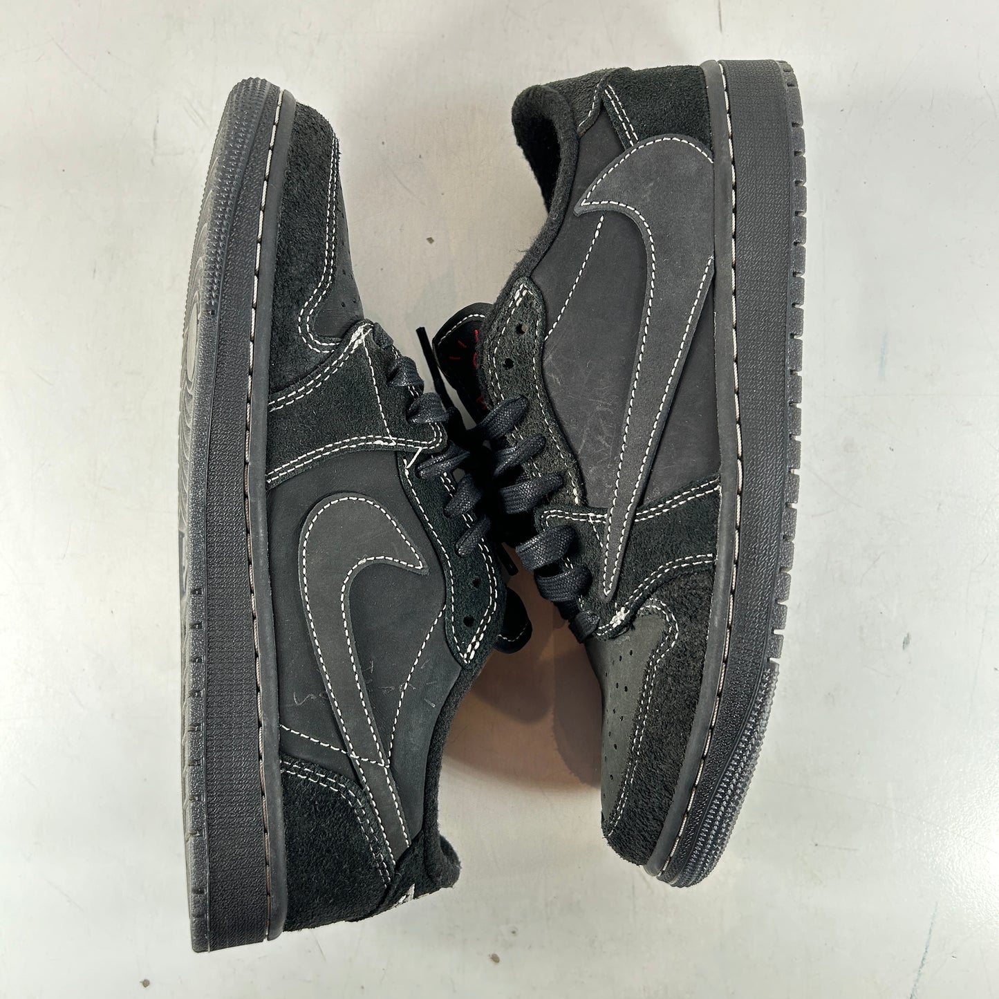 DM7866 001 Jordan 1 Retro Low OG Travis Scott Black Phantom [USED] - 9.5 M (Used) (No Box)