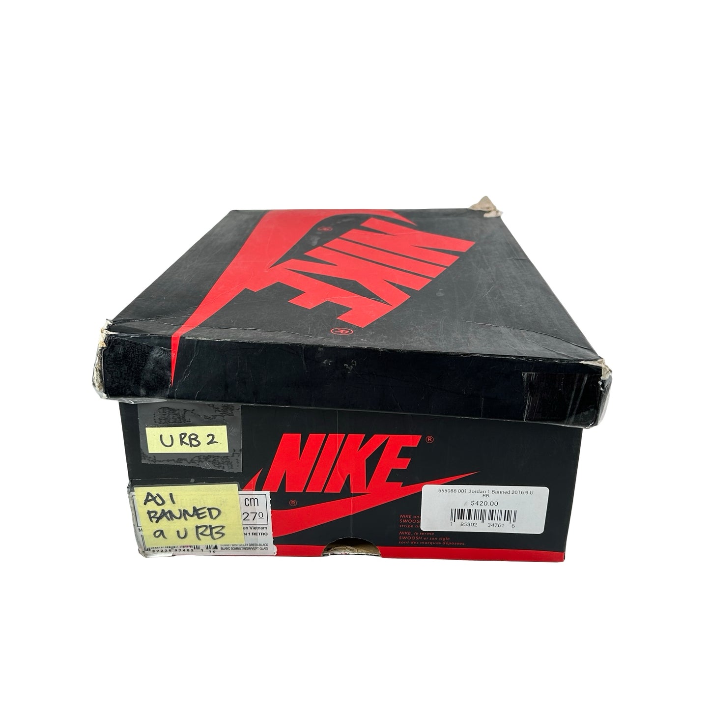 555088 001 Jordan 1 Retro High Bred Banned (2016) [USED] - 9 M (Used2) (Replace Box2)