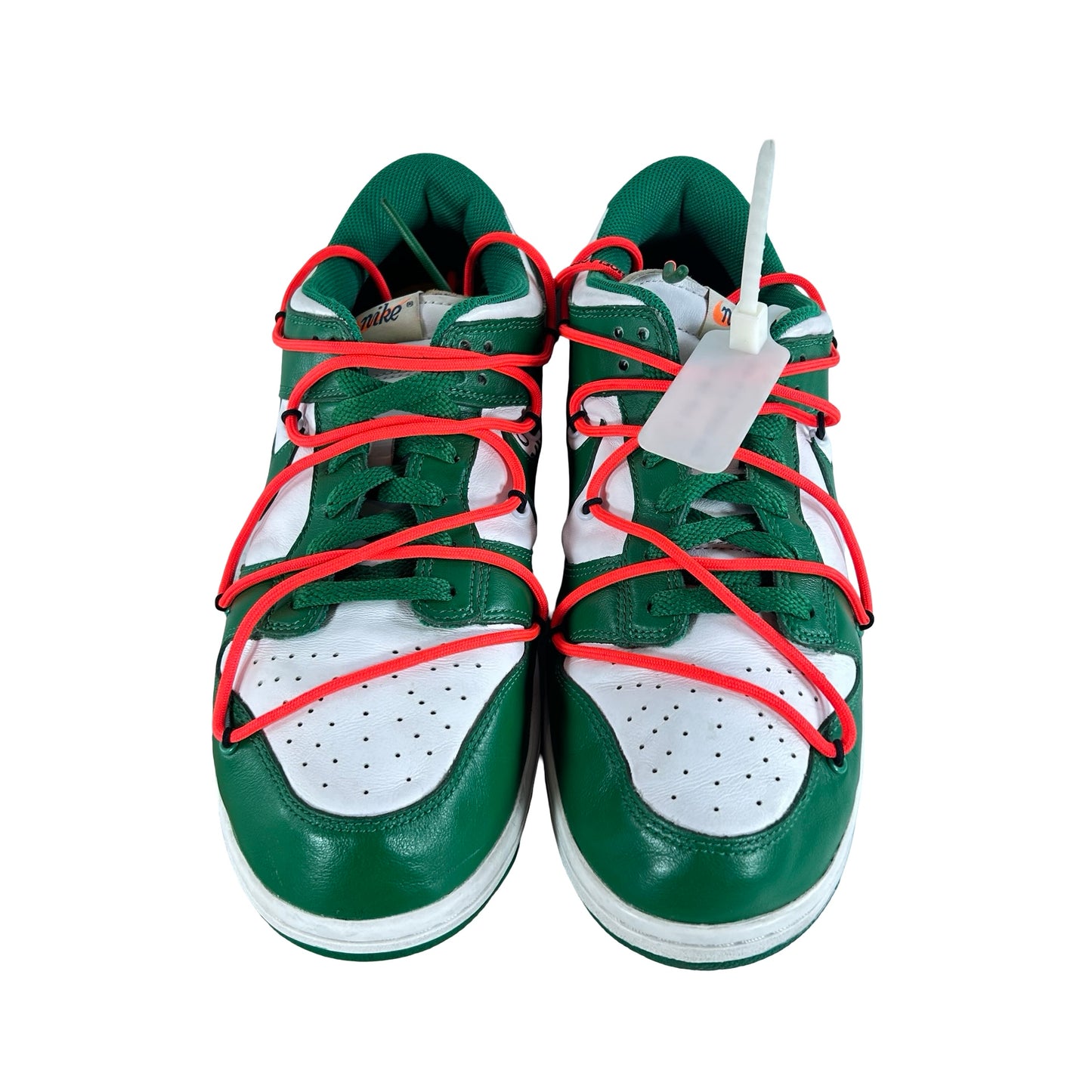 CT0856 100 Nike Dunk Low Off-White Green [USED] - 10.5 M (Used)