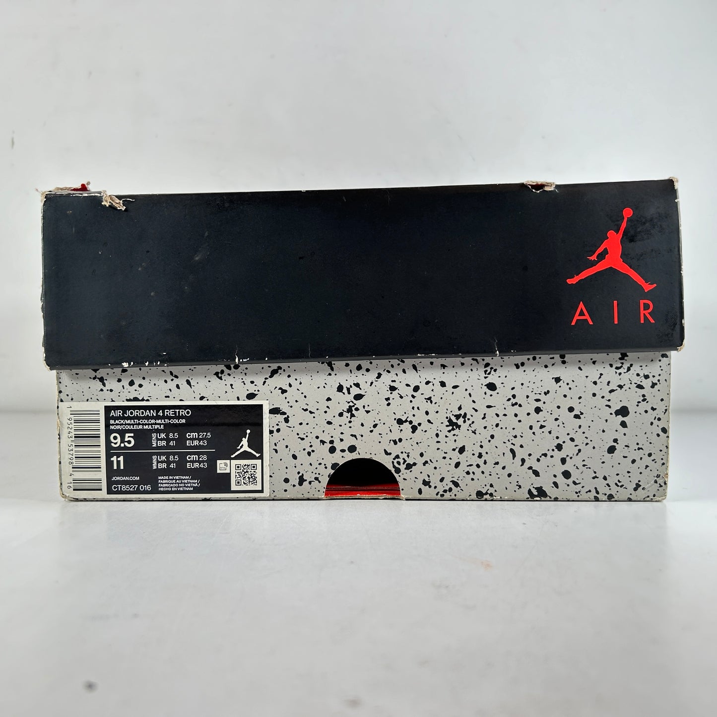 CT8527 016 Jordan 4 Retro Red Thunder [USED] - 9.5 M (Used3)