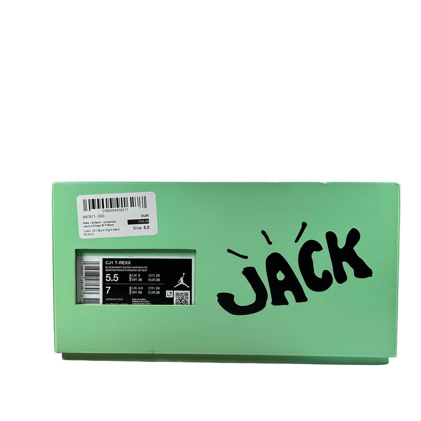 IH7971 001 Jordan Jumpman Jack TR Travis Scott x Chase B Black Night Silver [USED] - 5.5 M (Used)