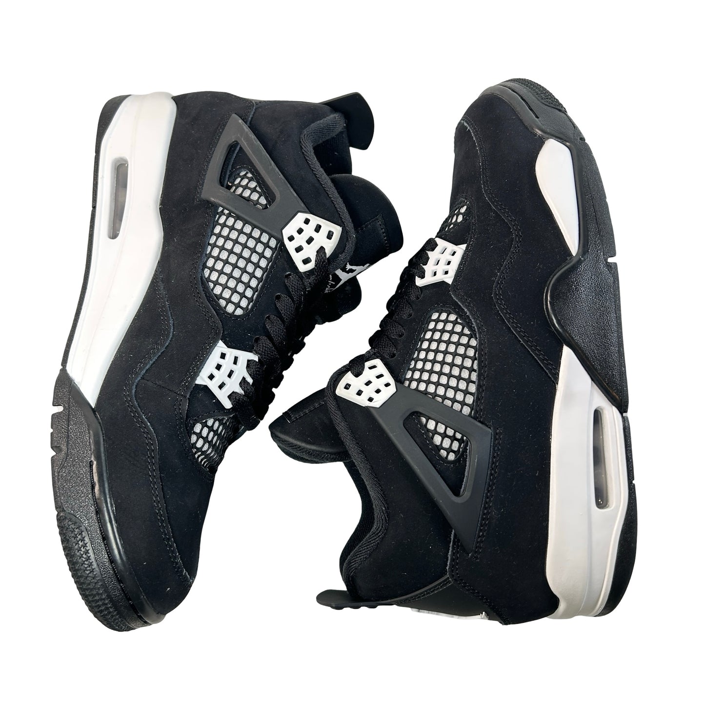 FQ8138 001 Jordan 4 Retro White Thunder [USED] - 9.5 M (Used2)