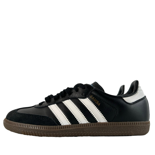 IE3676 adidas Samba OG Black White Gum (GS) [USED] - 4 Y (Used) (No Box)