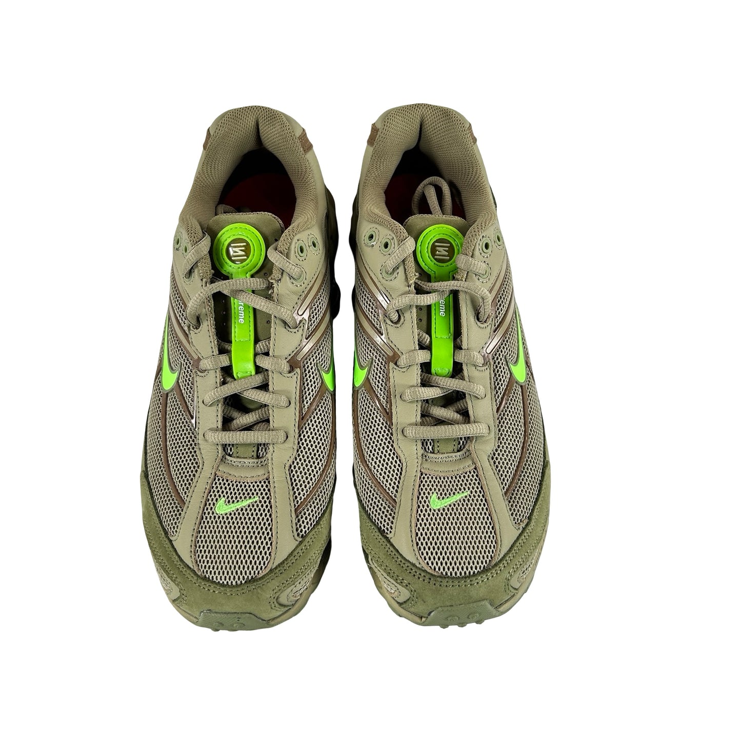 DN1615 200 Nike Shox Ride 2 SP Supreme Olive [USED] - 8.5 M (Used) (No Box)