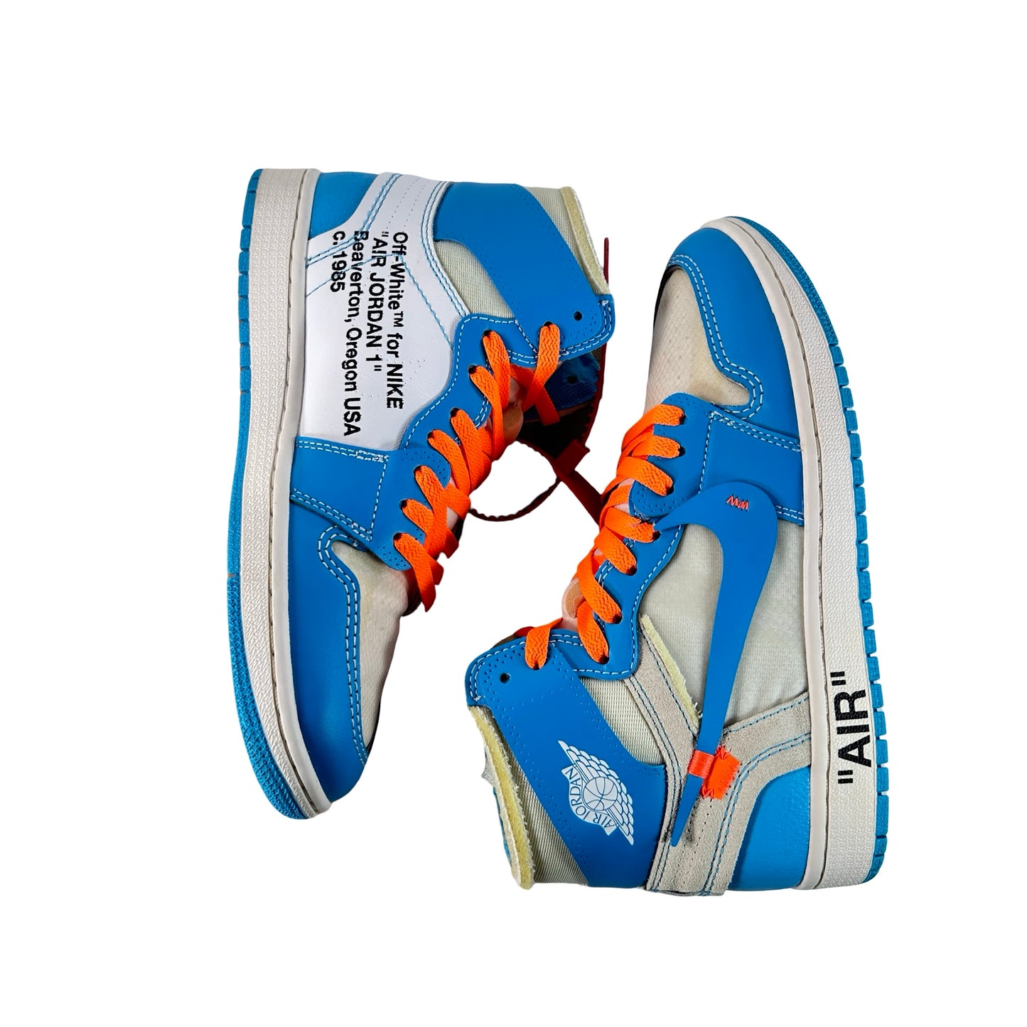 AQ0818 148 Jordan 1 Retro High Off-White UNC [USED] - 7.5 M (VNDS)