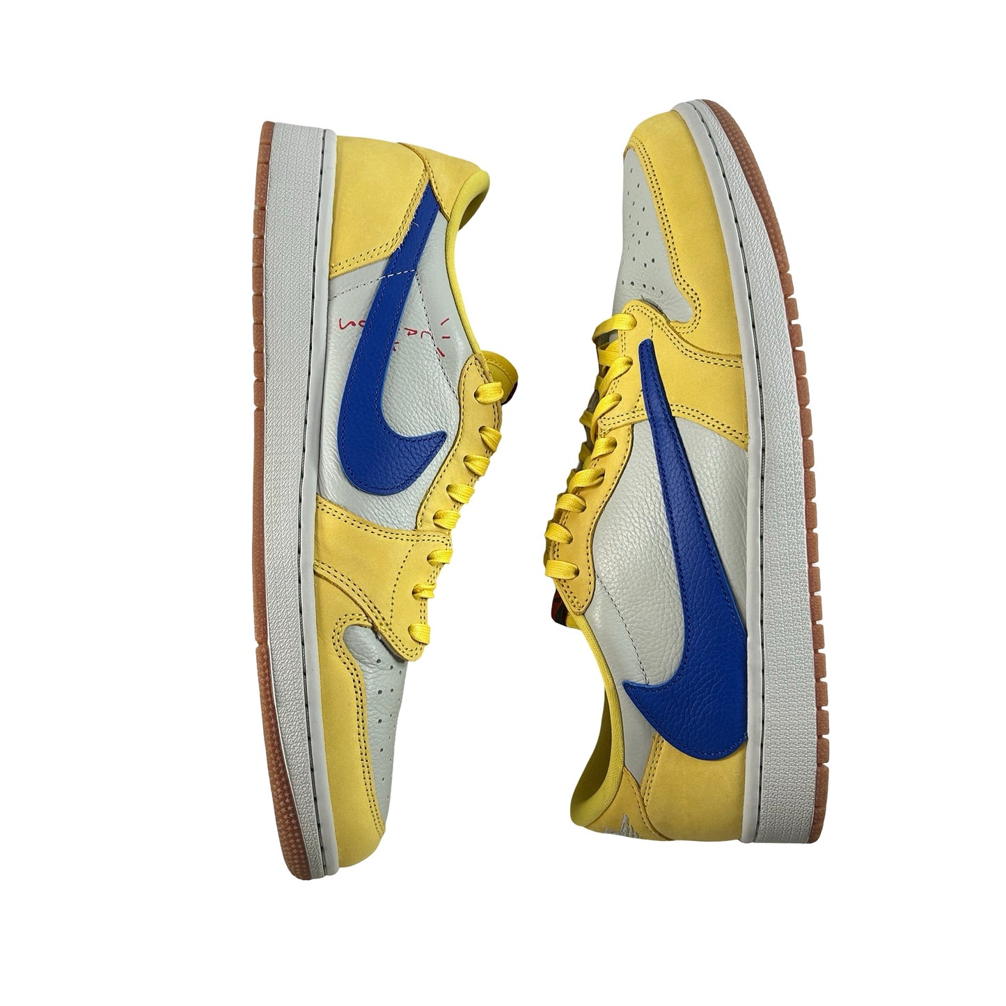 DZ4137 700 Jordan 1 Retro Low OG SP Travis Scott Canary (W) [USED] - 14 W (Used)