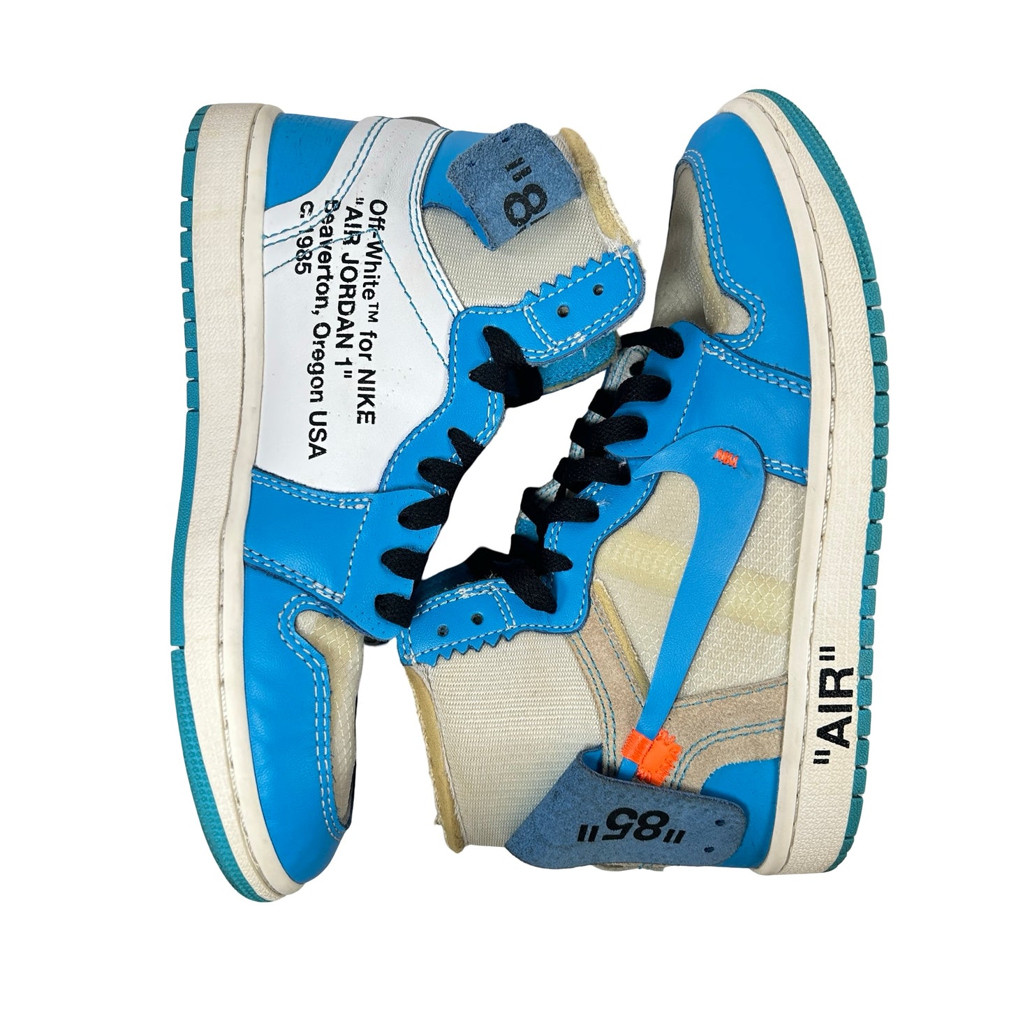 AQ0818 148 Jordan 1 Retro High Off-White UNC [USED] - 5 Y (Used) (Replace Box)