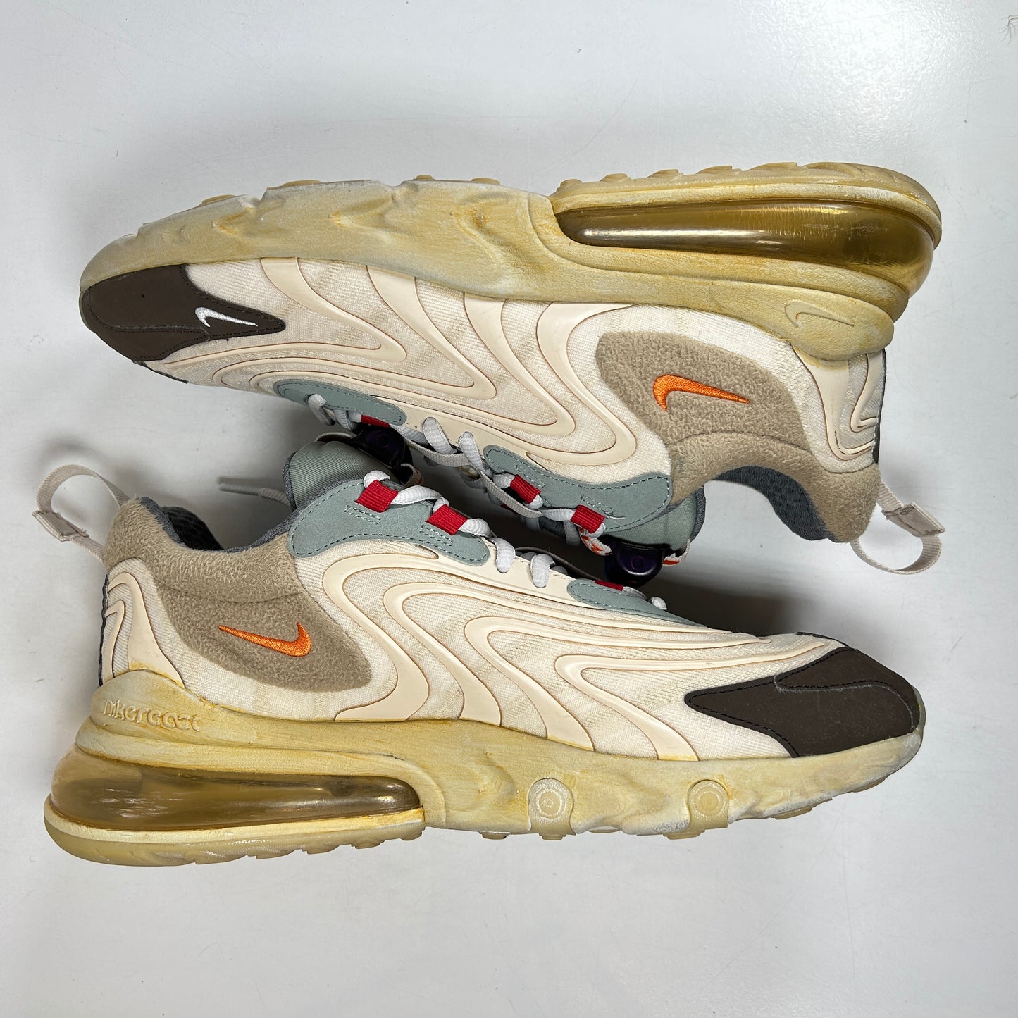 CT2864 200 Nike Air Max 270 React ENG Travis Scott Cactus Trails [USED] - 10 M (Used)