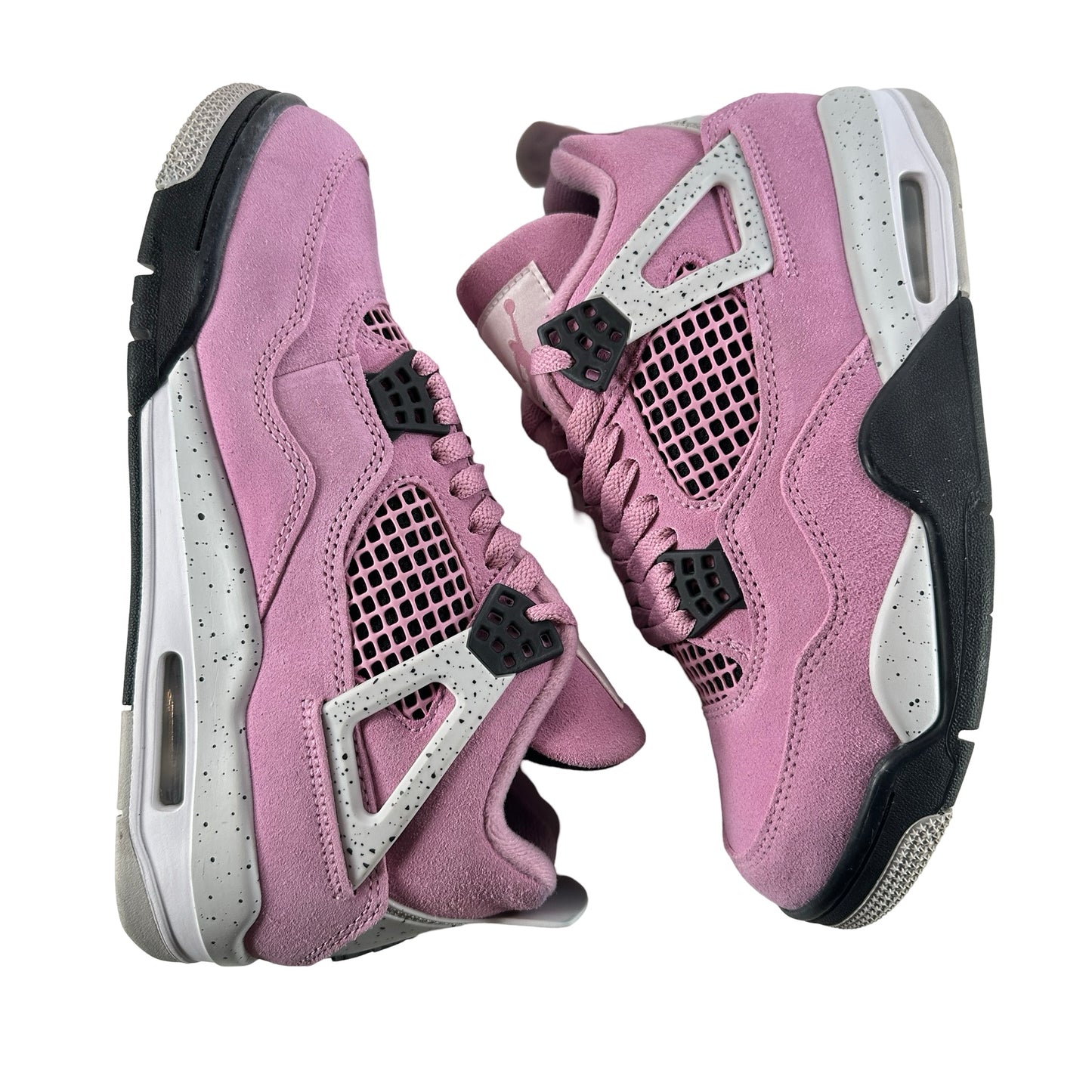 AQ9129 501 Jordan 4 Retro Orchid (Women's) [USED] - 7.5 W (Used)