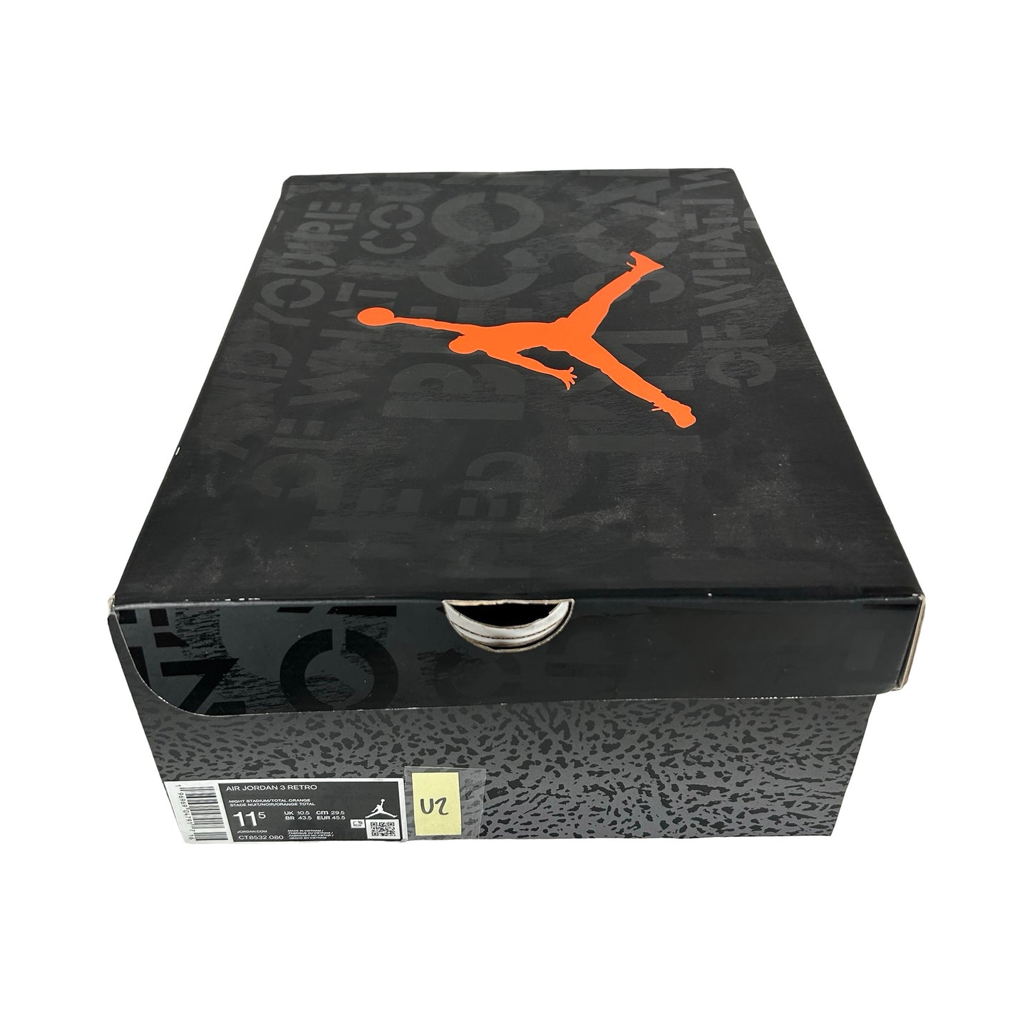 CT8532 080 Jordan 3 Retro Fear Pack (2023) [USED] - 11.5 M (Used2)