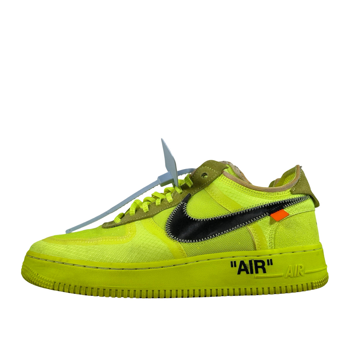 AO4606 700 Nike Air Force 1 Low Off-White Volt [USED] - 11 M (Used2) (No Box2)
