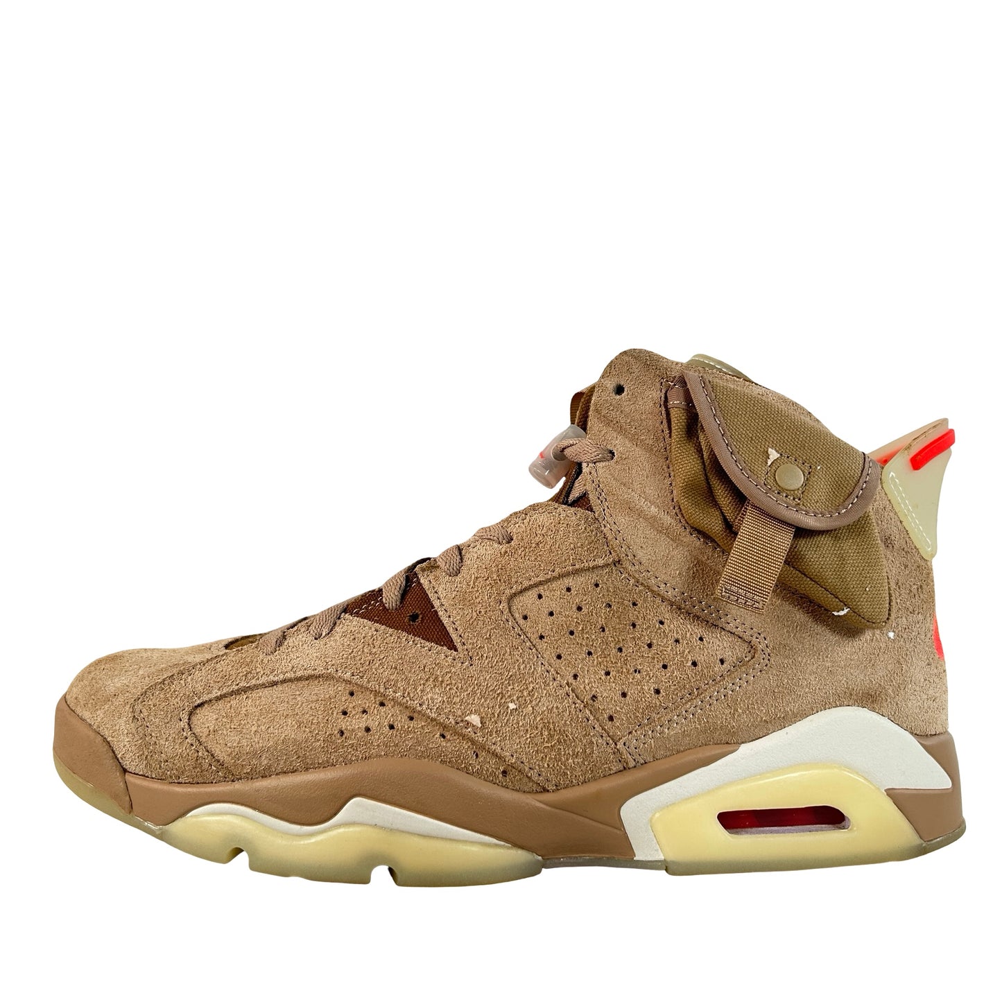 DH0690 200 Jordan 6 Retro Travis Scott British Khaki [USED] - 12 M (Used) (No Box)