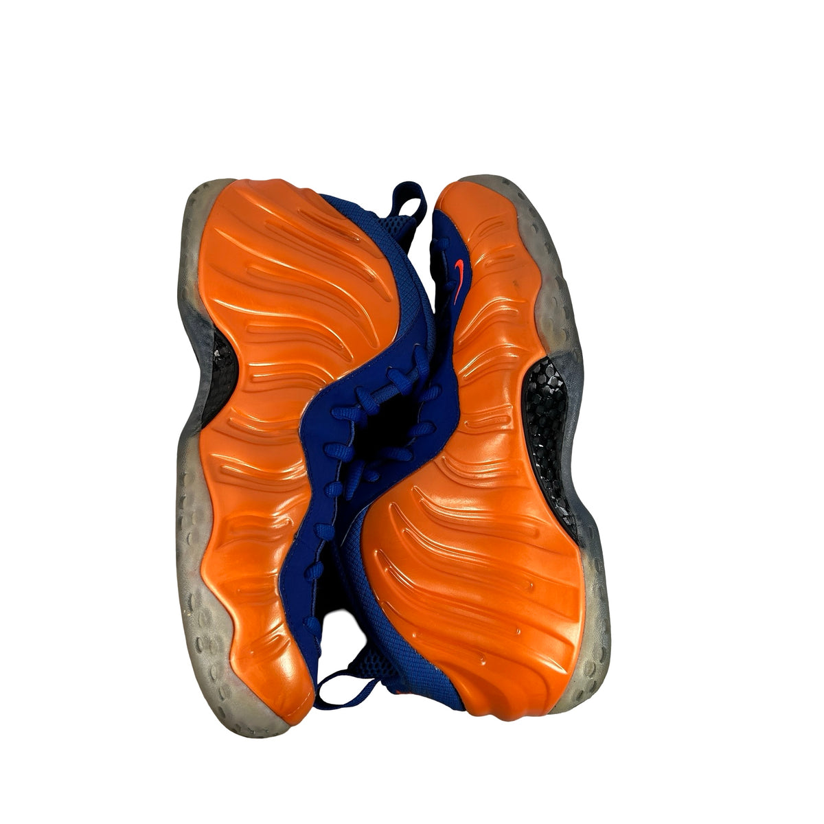 314996 801 Nike Air Foamposite One Knicks [USED] - 10 M (Used) (No Box)