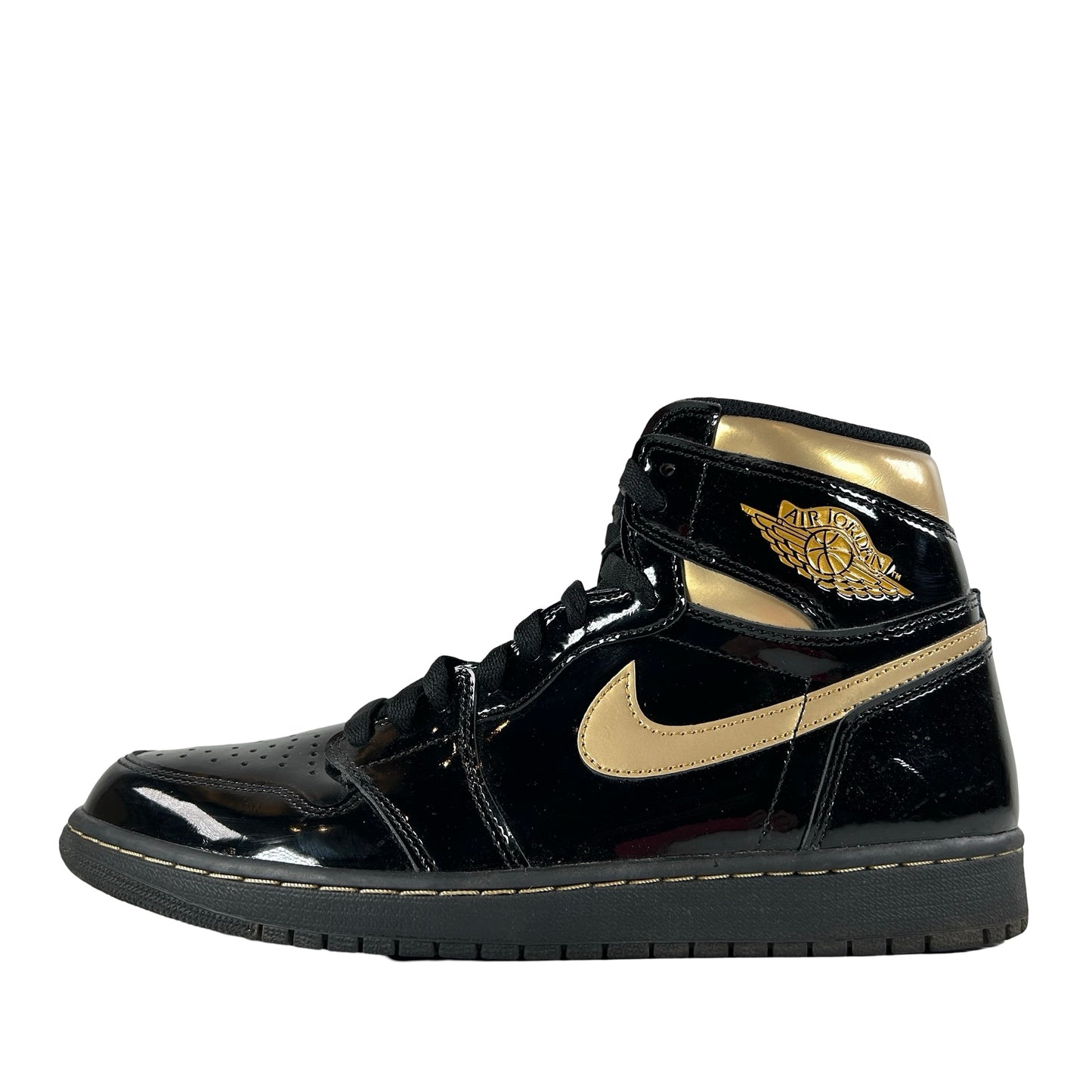 555088 032 Jordan 1 Black/Gold [USED] - 10 M (Used3)