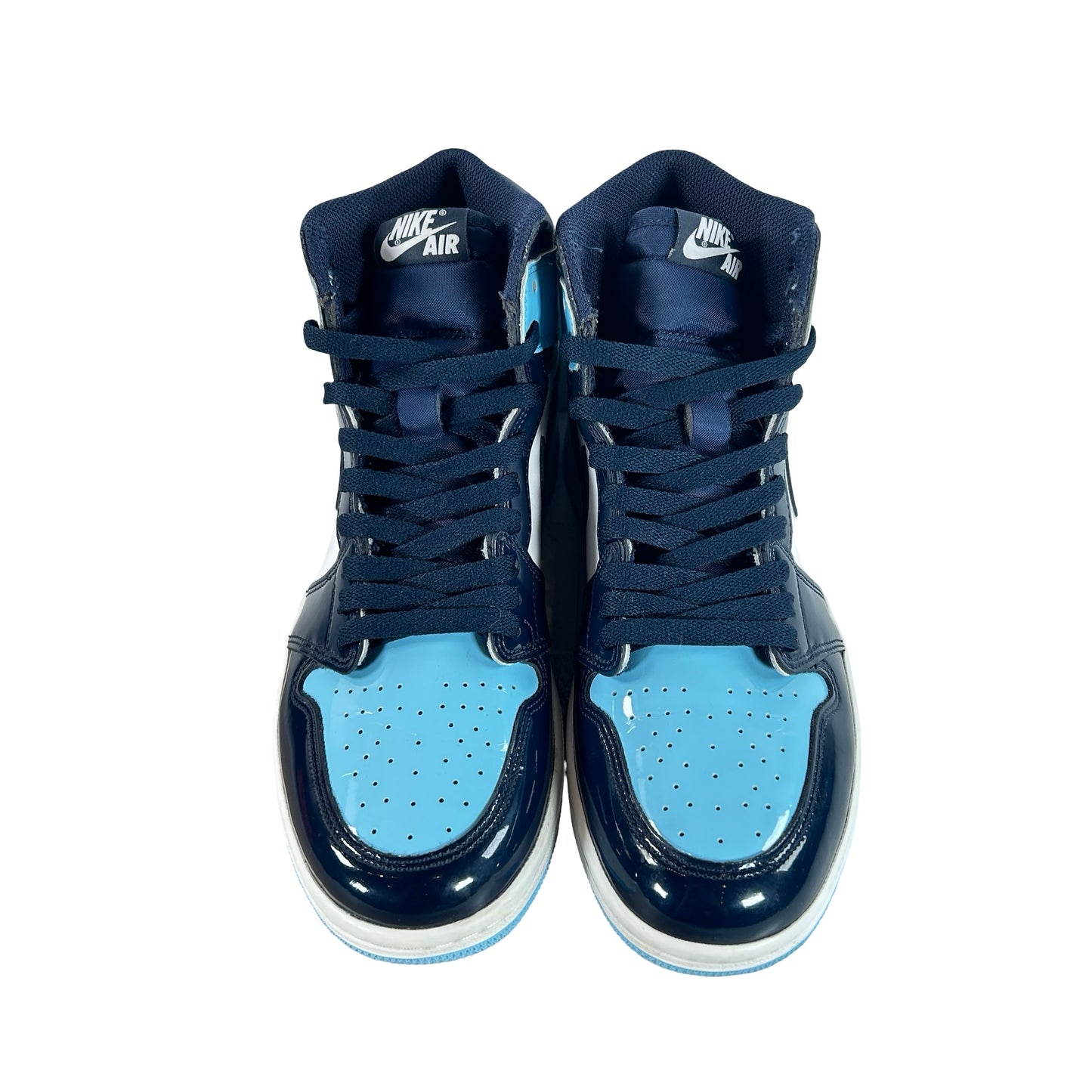 CD0461 401 Jordan 1 Retro High UNC Patent (Women's) [USED] - 9 W (Used)