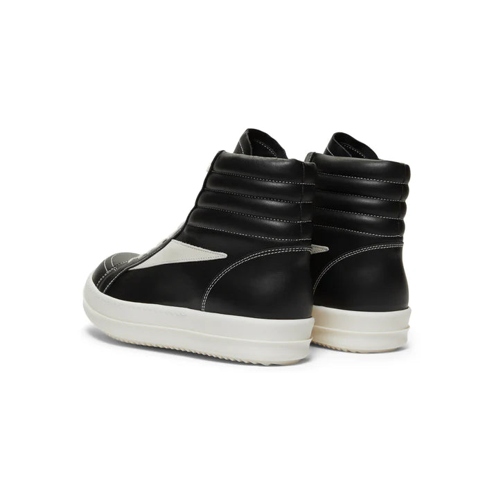 RU01E5896 LCOLVS Rick Owens High Vintage Sneakers Black Milk