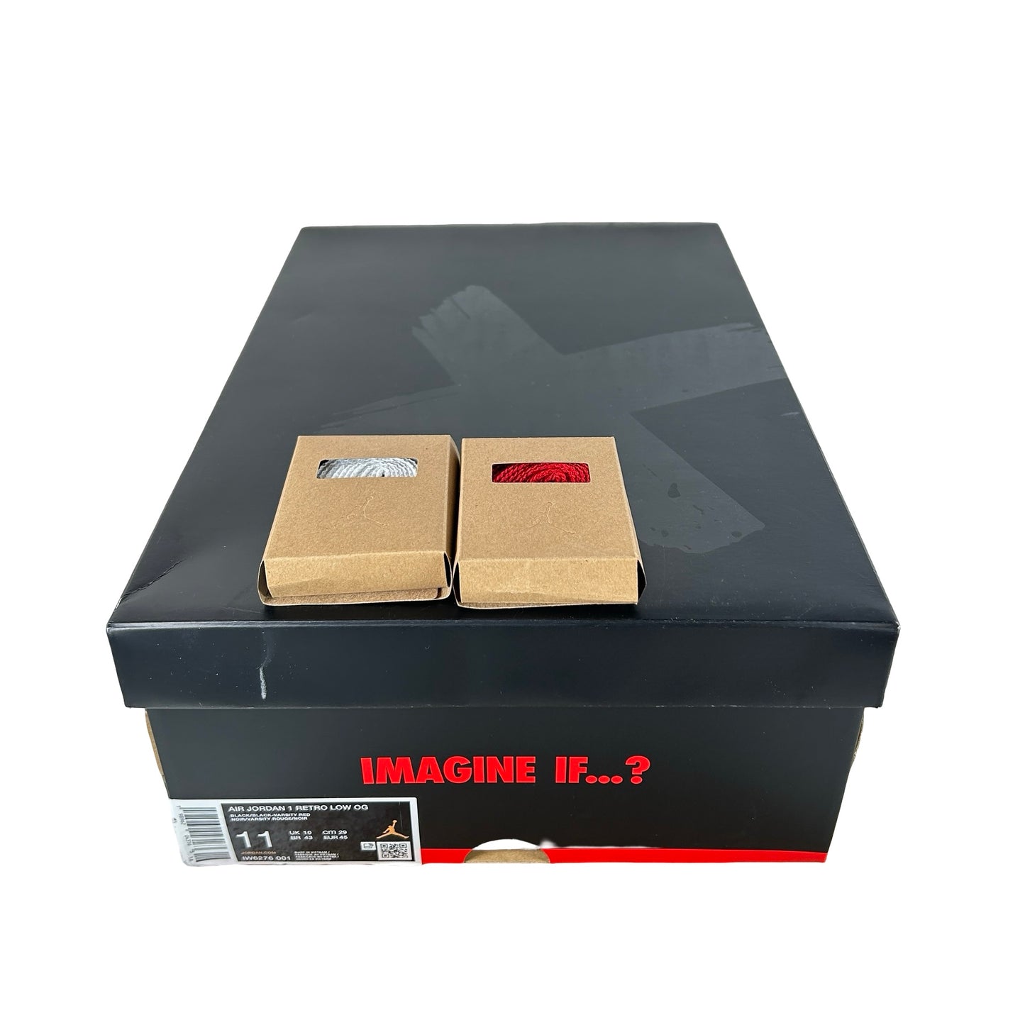 IW6276 001 Air Jordan 1 Retro Low OG Banned [USED] - 11 M (Used)