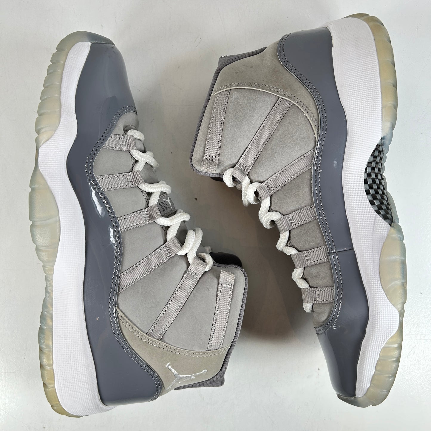 378038 005 Jordan 11 Cool Grey (2021) GS [USED] - 7 Y (Used) (No Box)