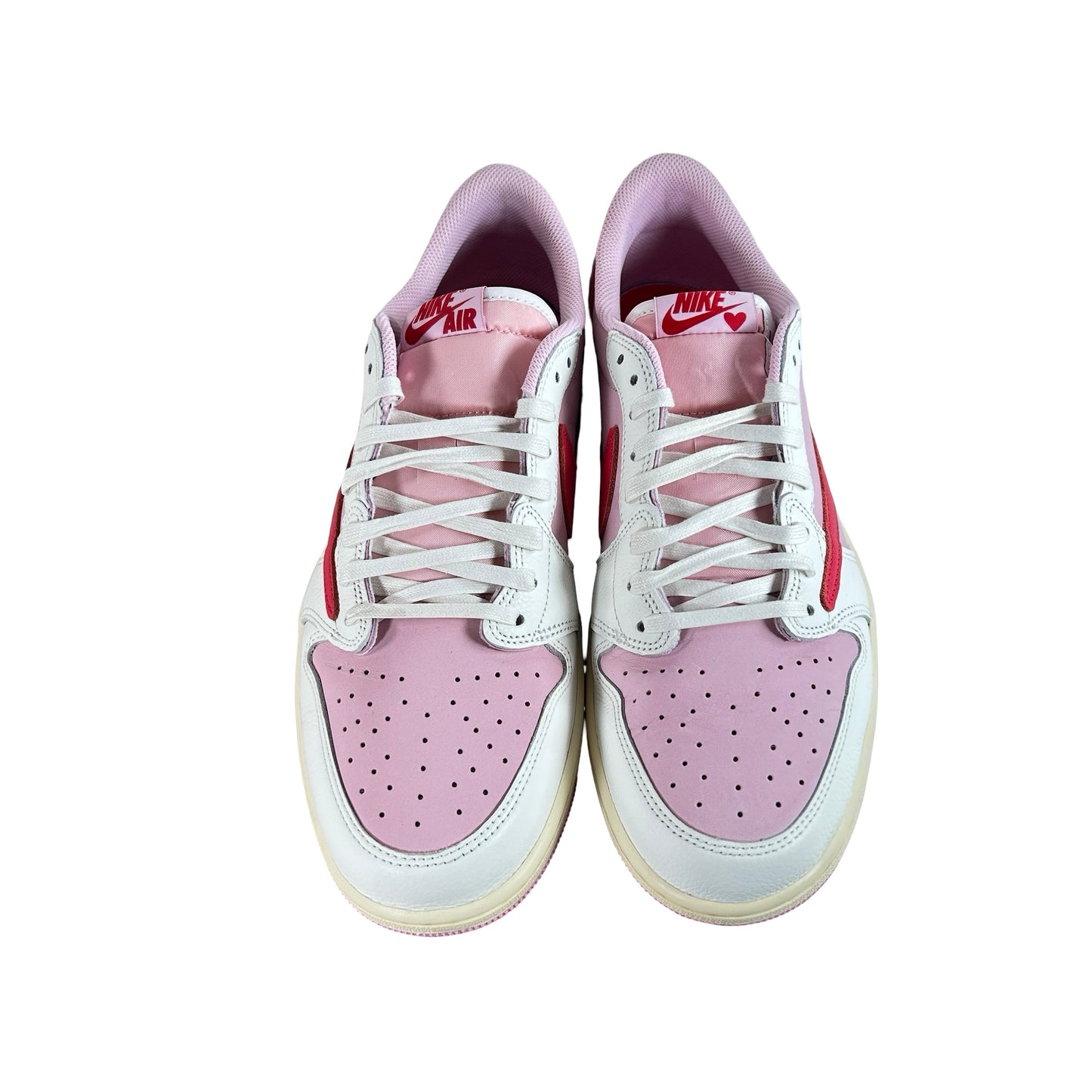 IQ7604 101 Jordan 1 Retro Low OG SP Travis Scott Sail Tropical Pink [USED] - 13 M (Used)
