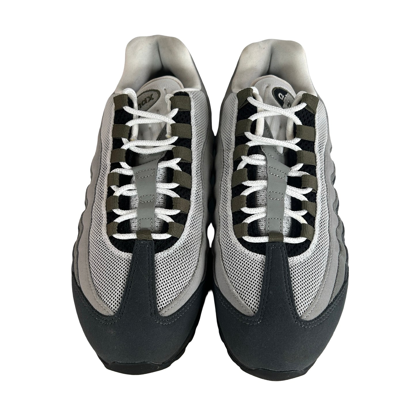 HJ5996 003 Nike Air Max 95 OG Big Bubble Black Medium Olive (W) [USED] - 11 W (Used)