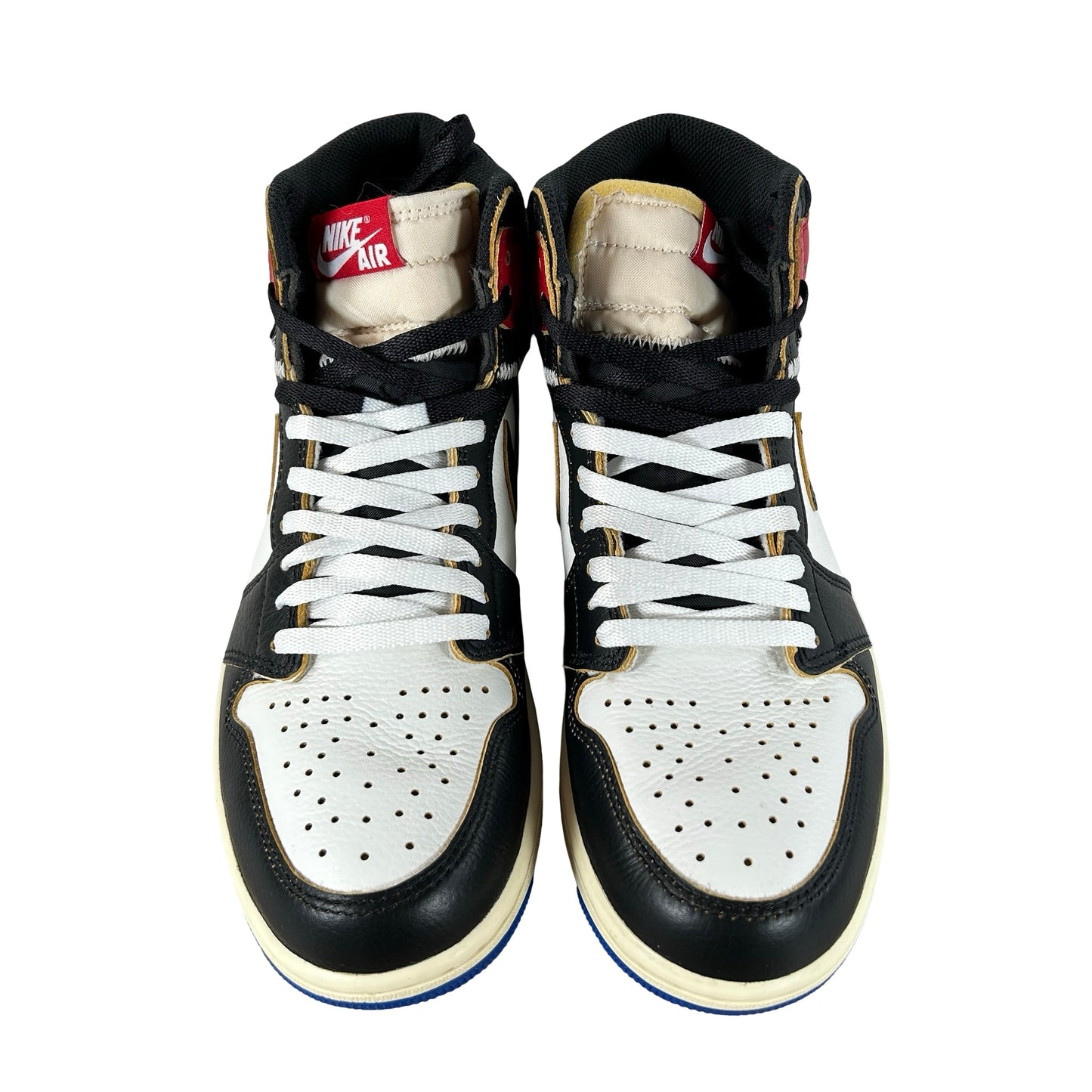 IO7847 002 Jordan 1 Retro High OG SP Fragment x Union LA Varsity Red Sport Royal [USED] - 8 M (Used)